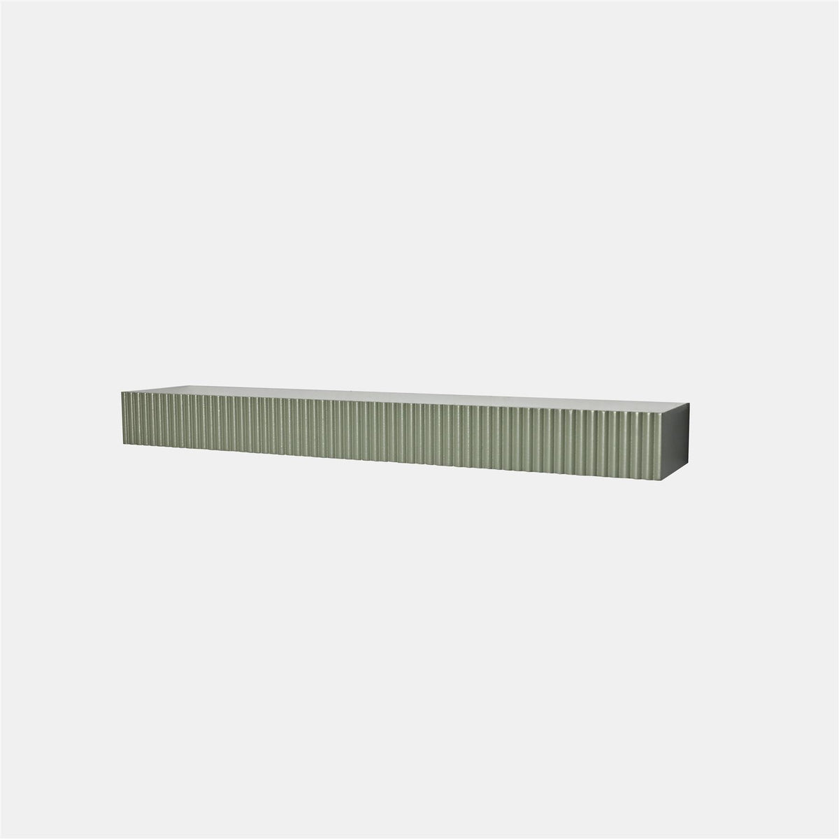 OHS Ribbed Floating Shelf Wall Storage Organiser Home Living Room Decor