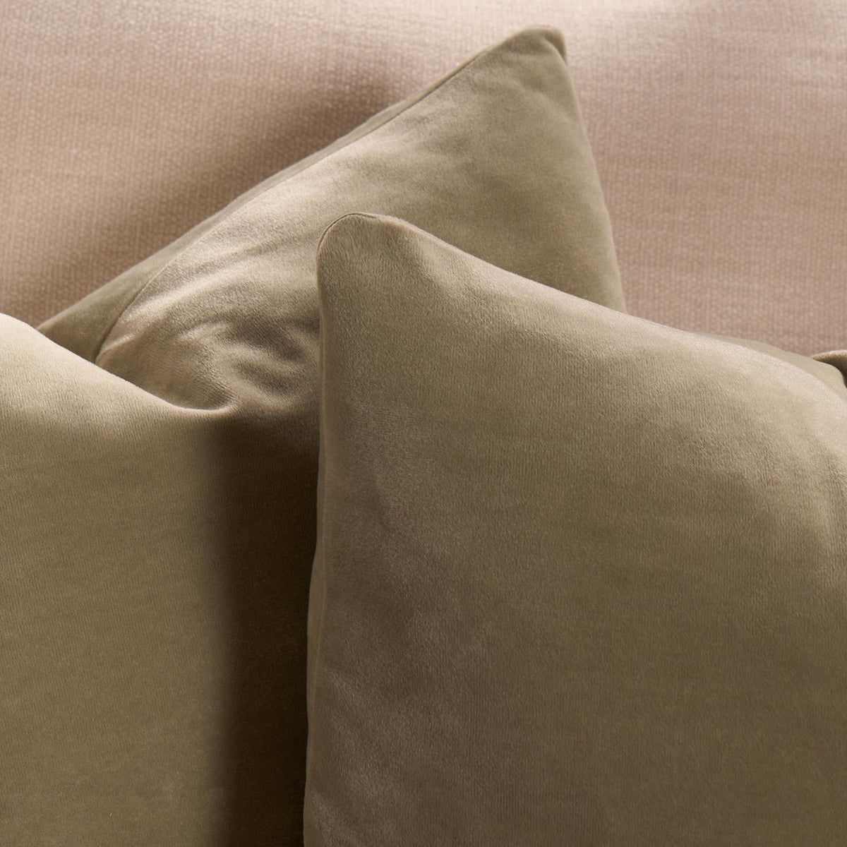 OHS Matte Velvet Cushion Covers Super Soft Luxury Square Pillowcases Multipack