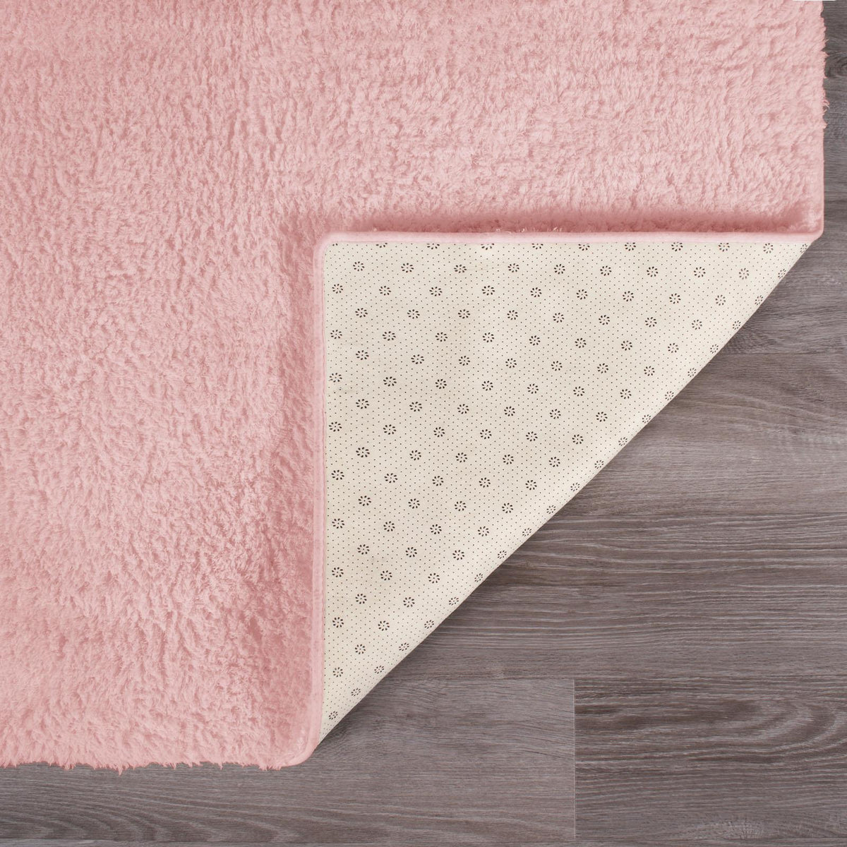 OHS Fluffy Teddy Rug Soft Bedroom Floor Carpet Plush Area Mats For Living Room