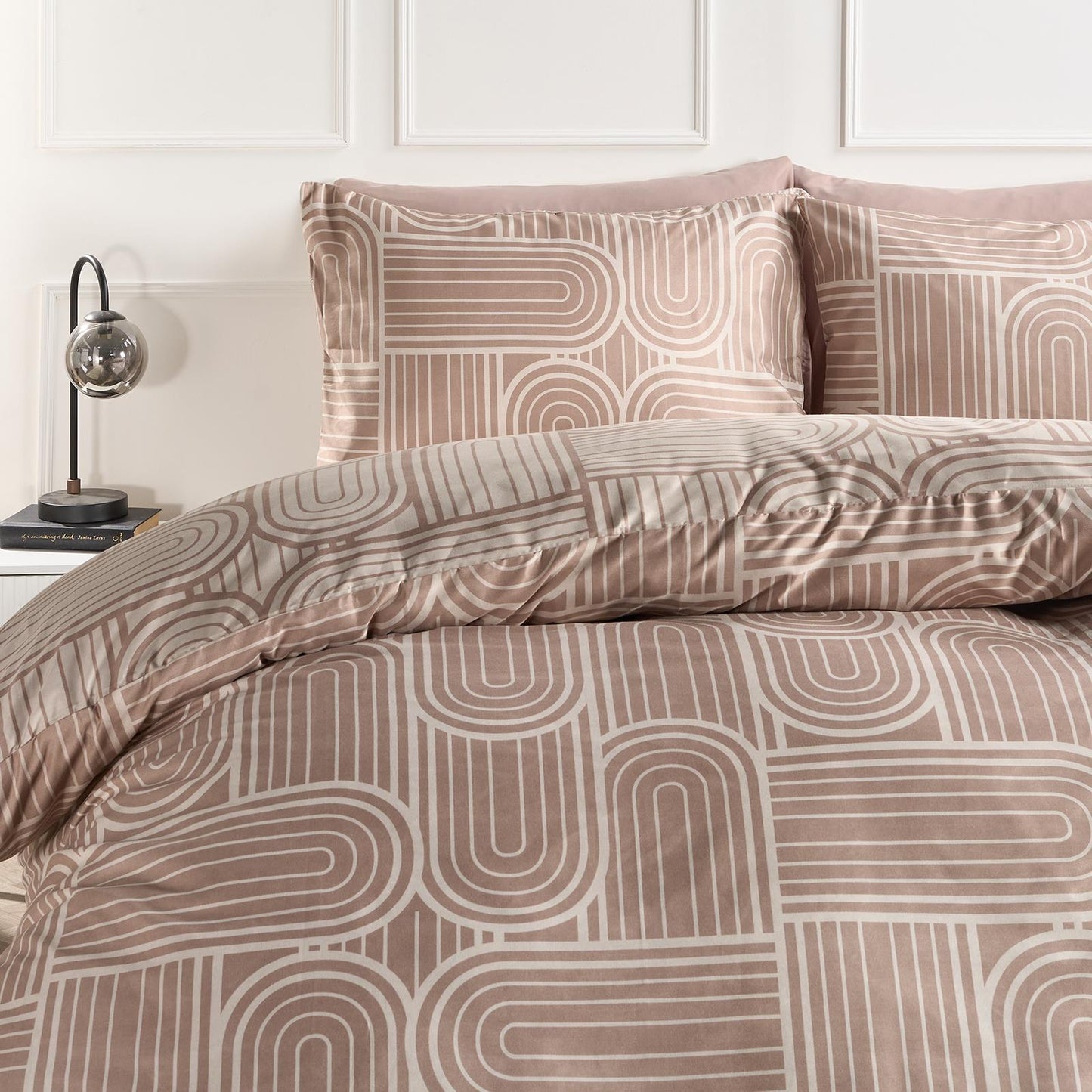 OHS Arches Print Bedding Microfibre Soft Duvet Cover Set with Pillowcase