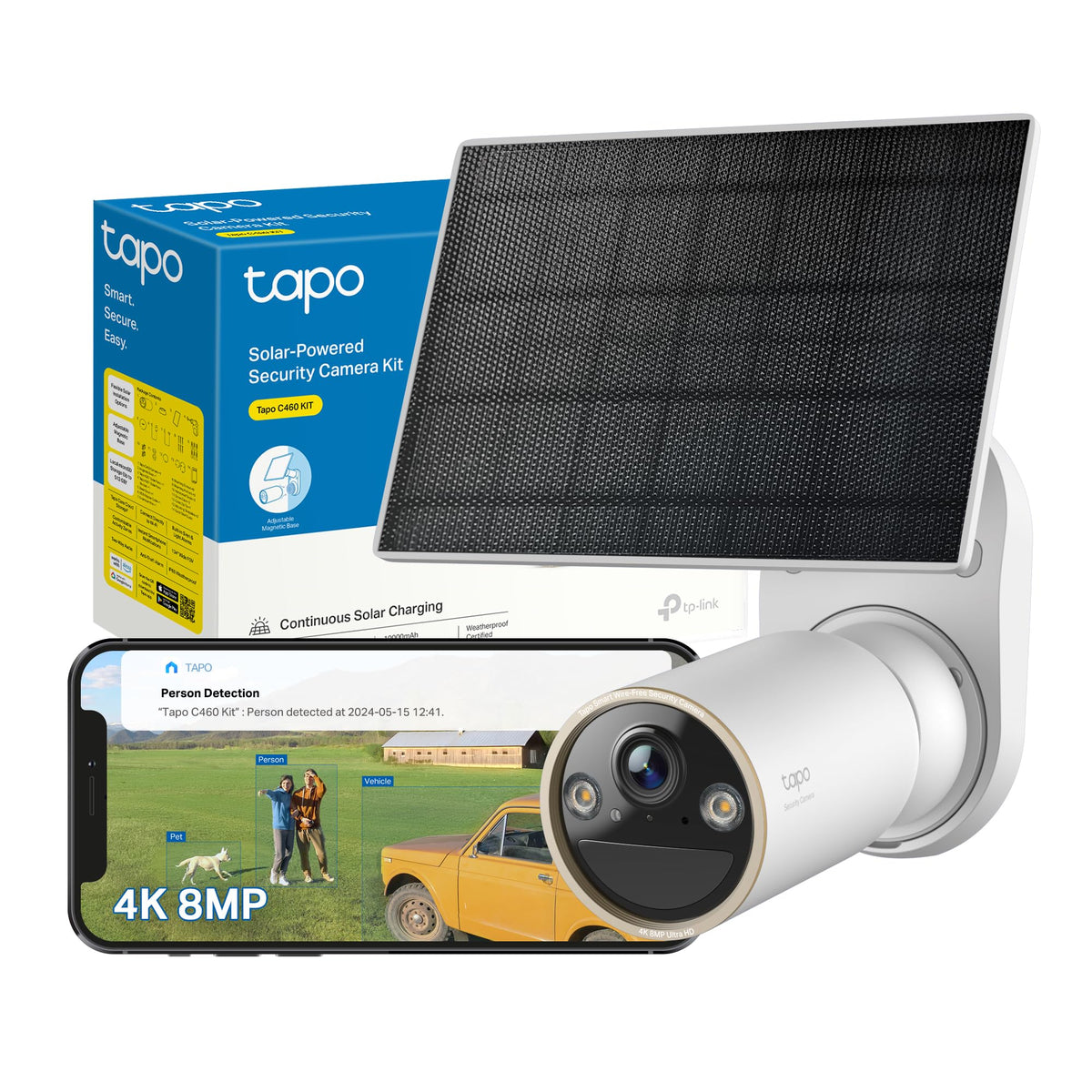 Tapo 2K QHD Wireless Indoor/Outdoor Smart Security Camera