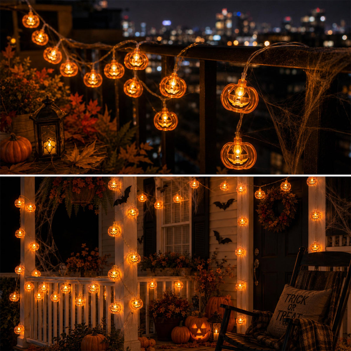 Fulighture Fairy Lights Battery Operated: 5m 16ft 40LED Snowflake