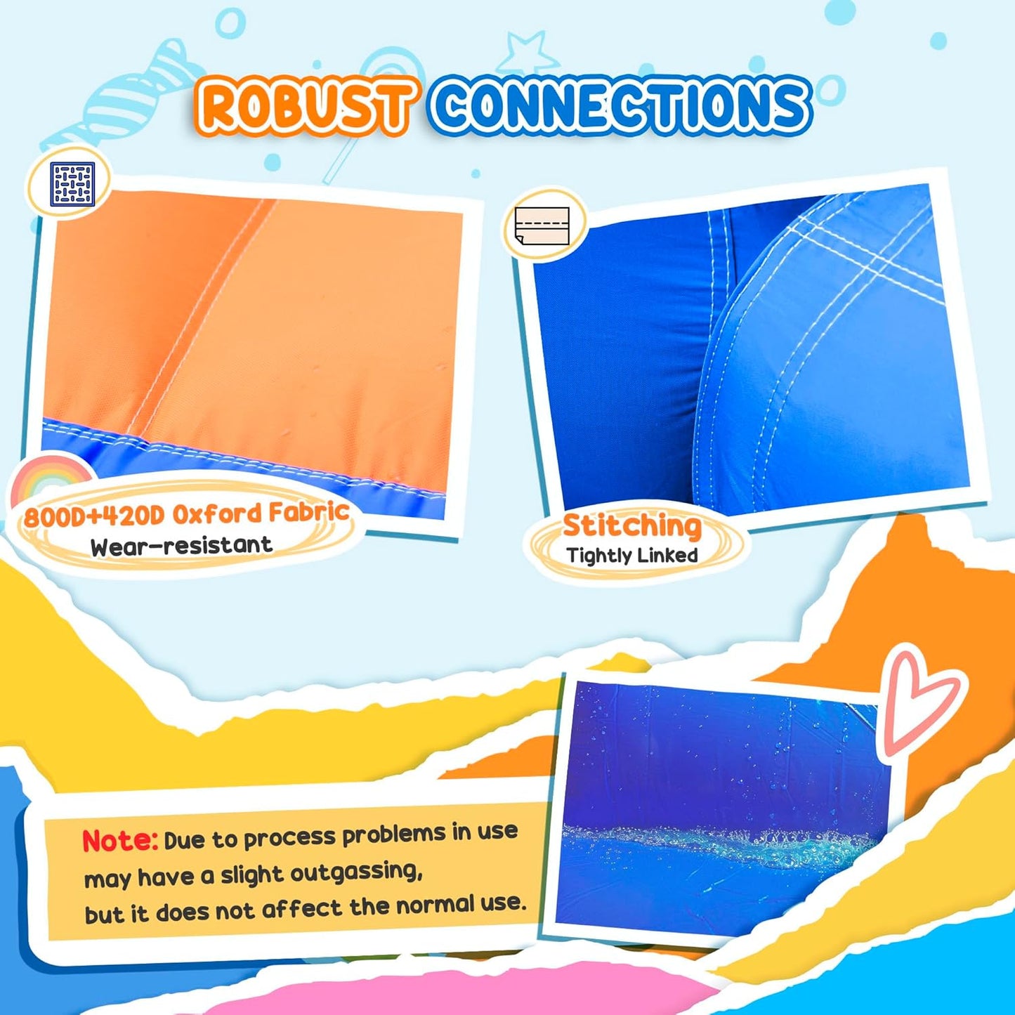 Outsunny 3-in-1 Octopus Inflatable Bouncy Castle with Water Slide, Pool & Sprayers — Ages 3-8