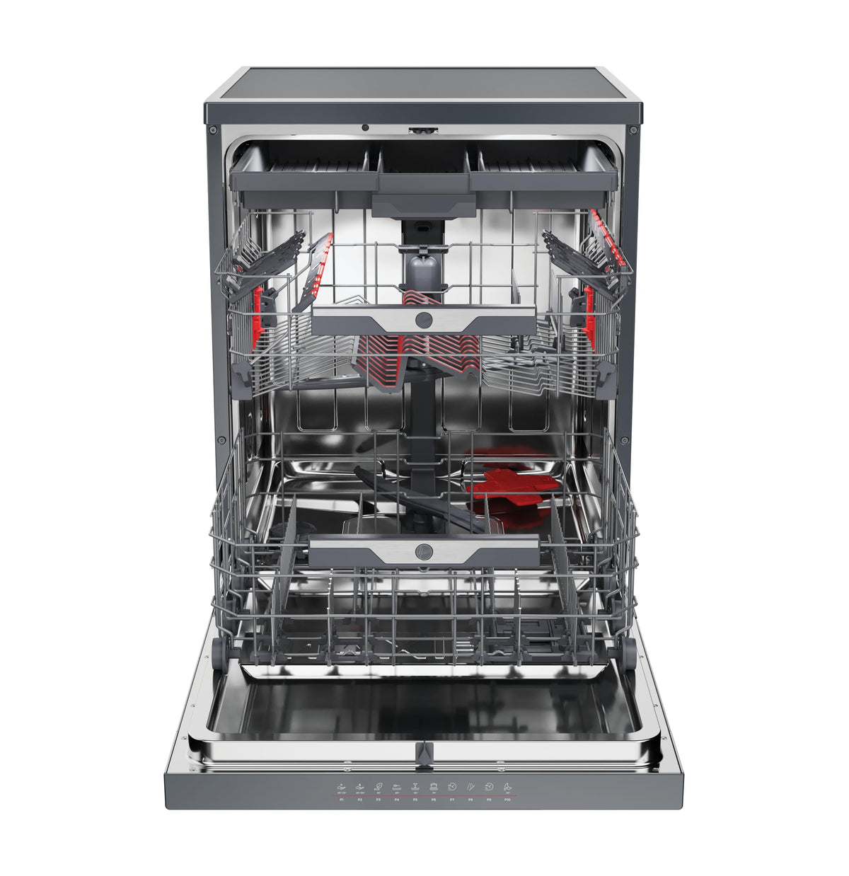 Hoover H-DISH 300 Dishwasher, 13 Place Settings, Black, C Class