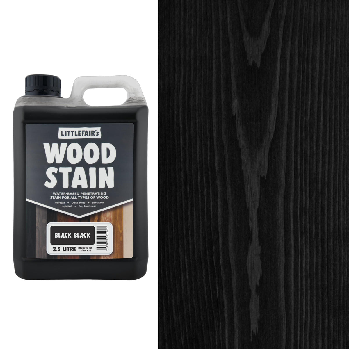 Littlefair's Wood Stain Water-Based - (Very Red Mahogany) – Non-Toxic, Eco-Friendly & Quick Drying - Easy-to-Apply, Concentrated Formula for All Wood Types – 15ml Tester Pot
