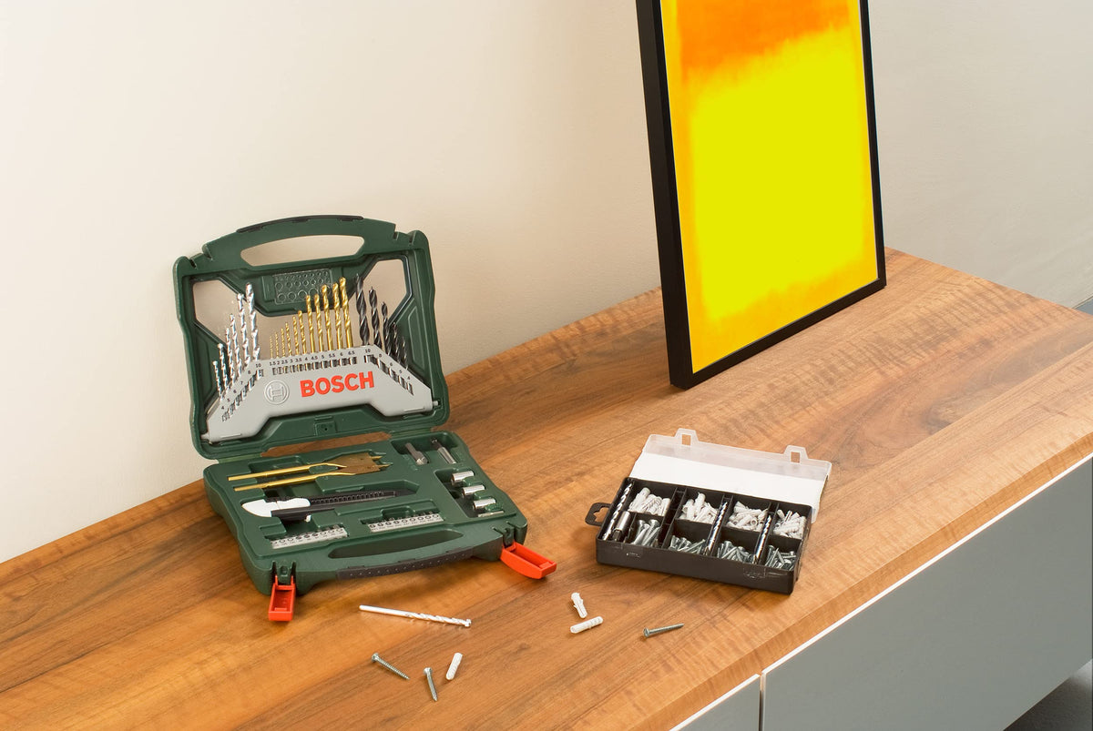 Bosch 34pc. X-Line Drill and Screwdriver Bit Set (for Wood, Masonary and Metal, Accessories Drill and Screwdriver)