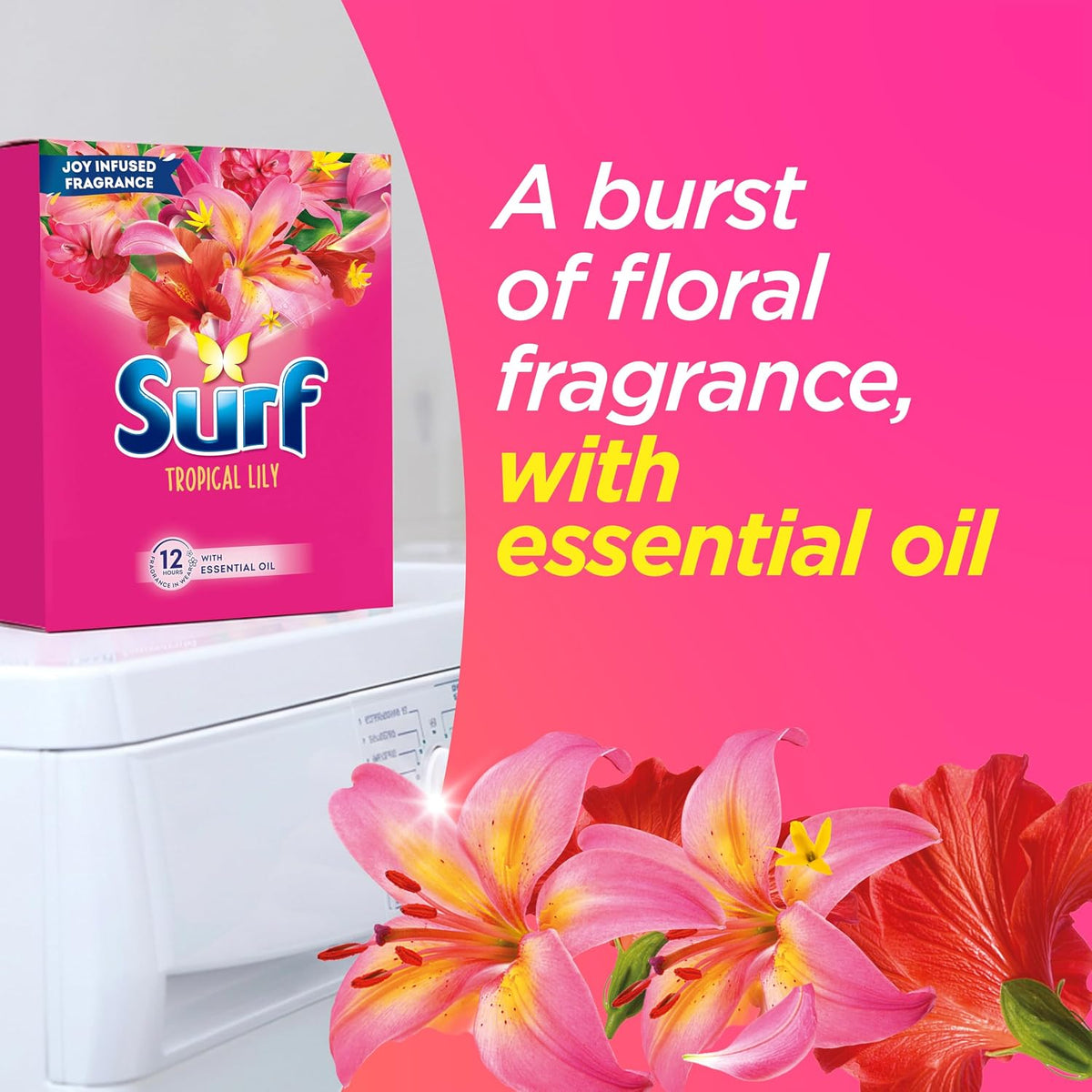 Surf Tropical Lily Detergent Washing Powder 125 Washes (6.25kg)