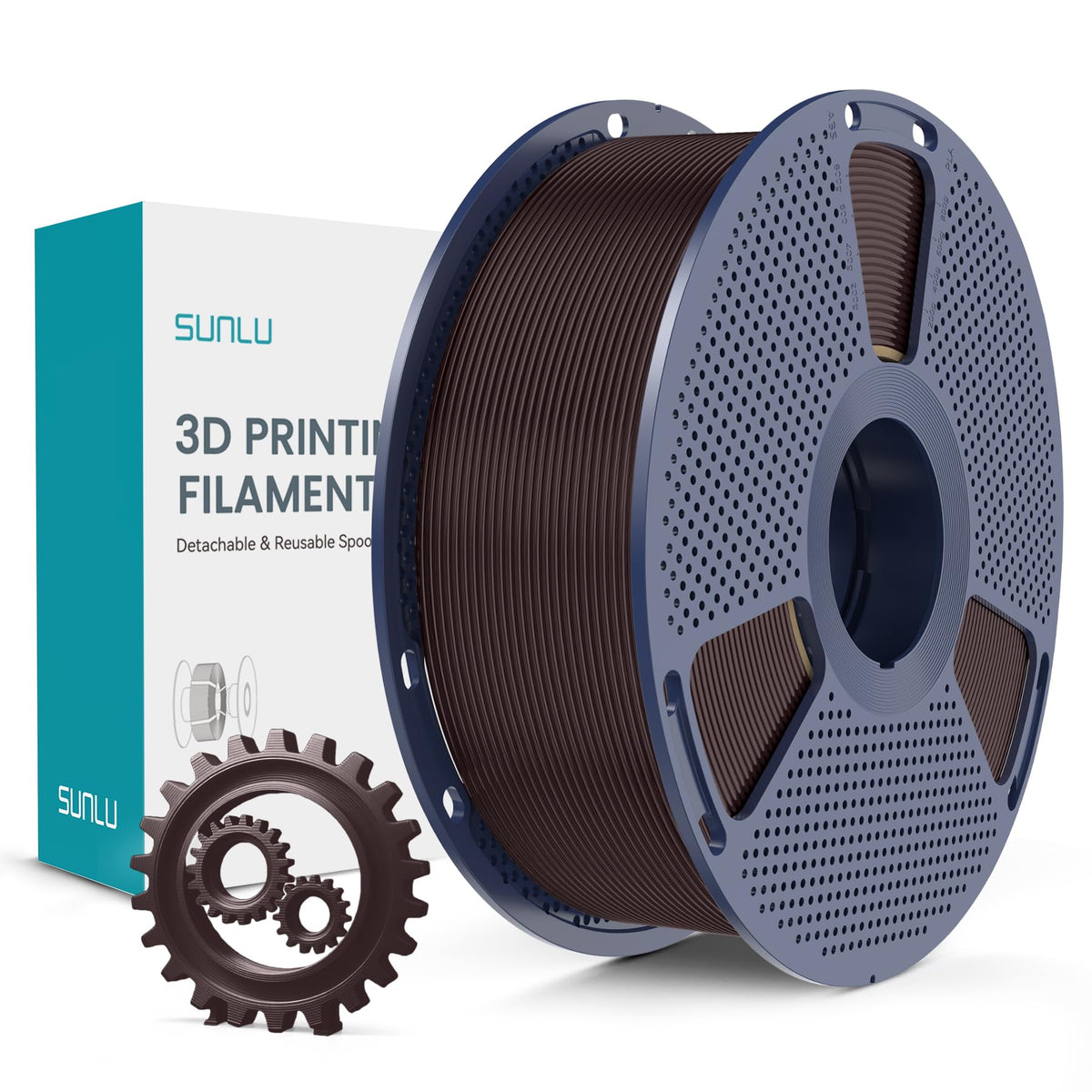 SUNLU Premium PLA+ Filament 1.75mm, Enhanced Durability and High Strength