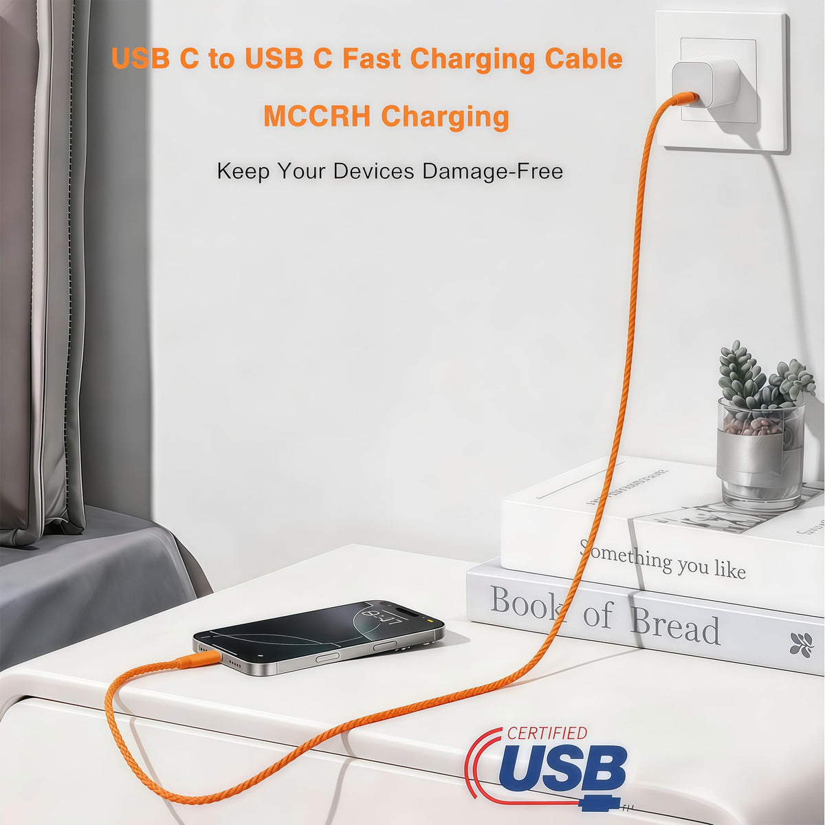 USB C to USB C Cable for IPhone 18/17/16/15, Fast Charger USB C for IPhone 18 Pro Max/Duo/Fold/17Air/16/Plus/16E/17e,Charging Lead for iPad Pro 10/11th,Google Pixel 11/10/9/8/7/6,Samsung Galaxy Z Flip