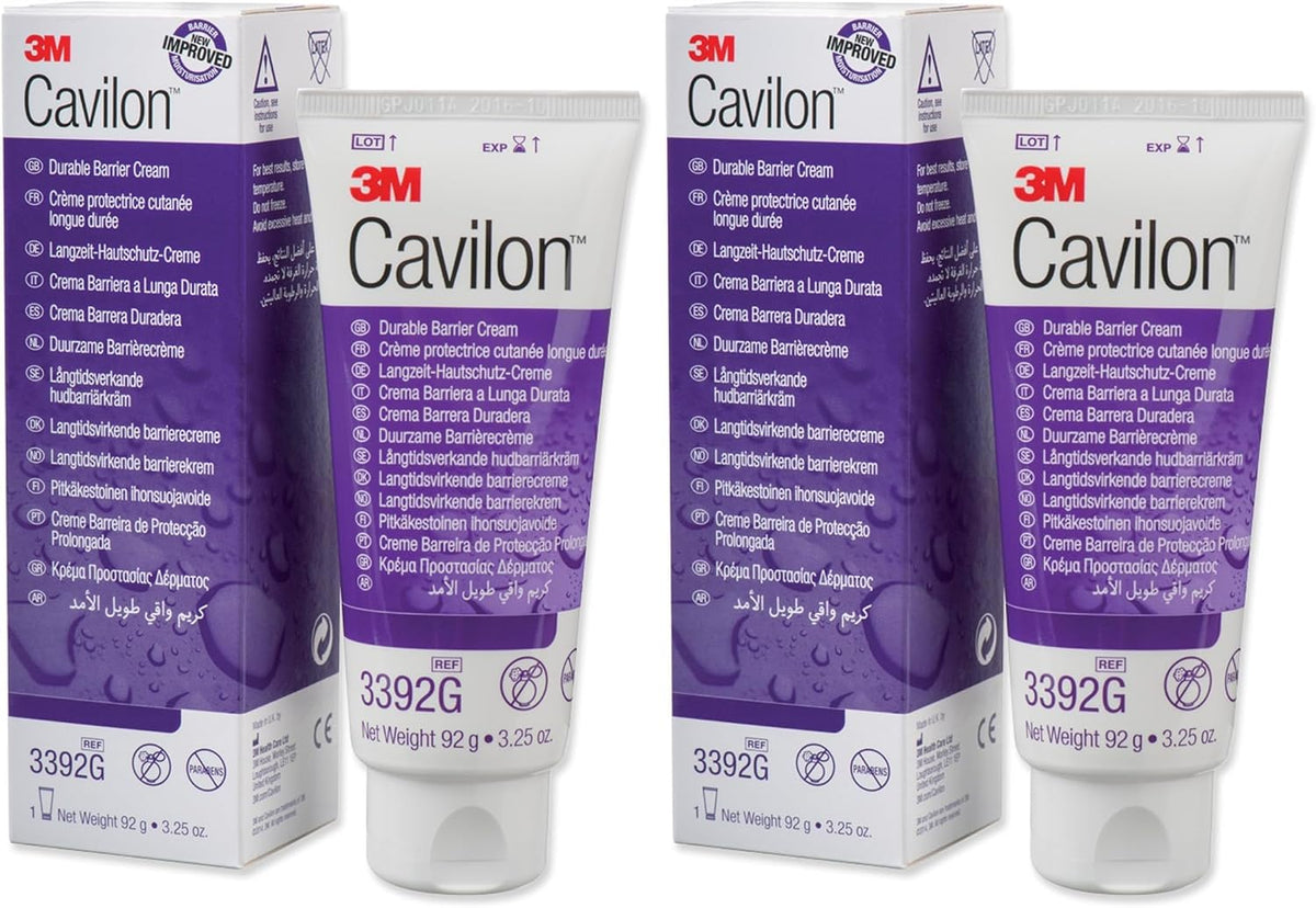 3M Cavilon 3392G Durable Barrier Cream, 92 g Tube (Pack of 2)