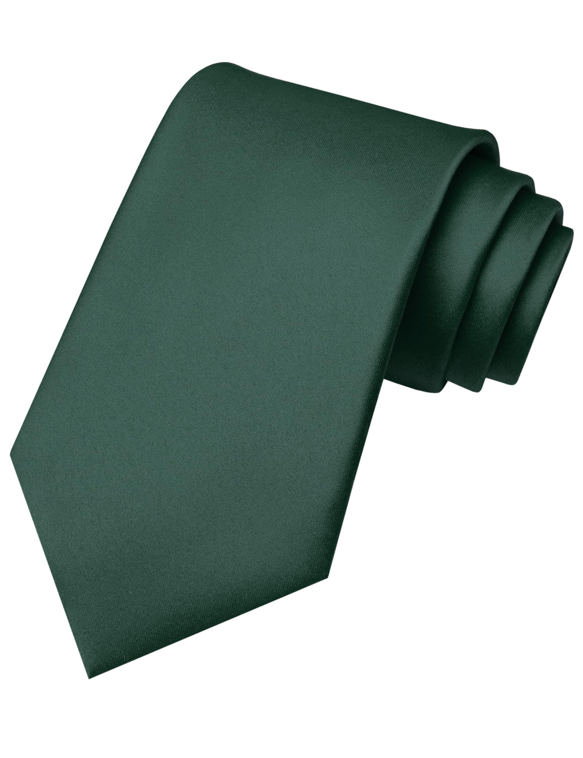 RBOCOTT Solid Color Tie Mens Necktie for Business and Wedding Party