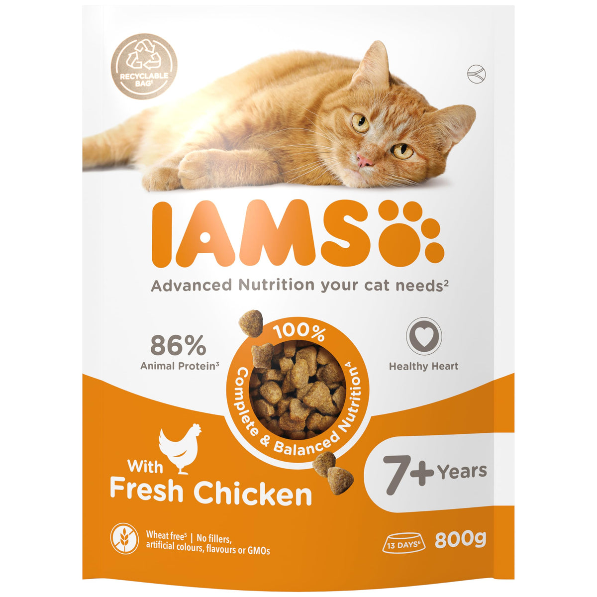 IAMS Senior Dry Cat Food Chicken 3kg