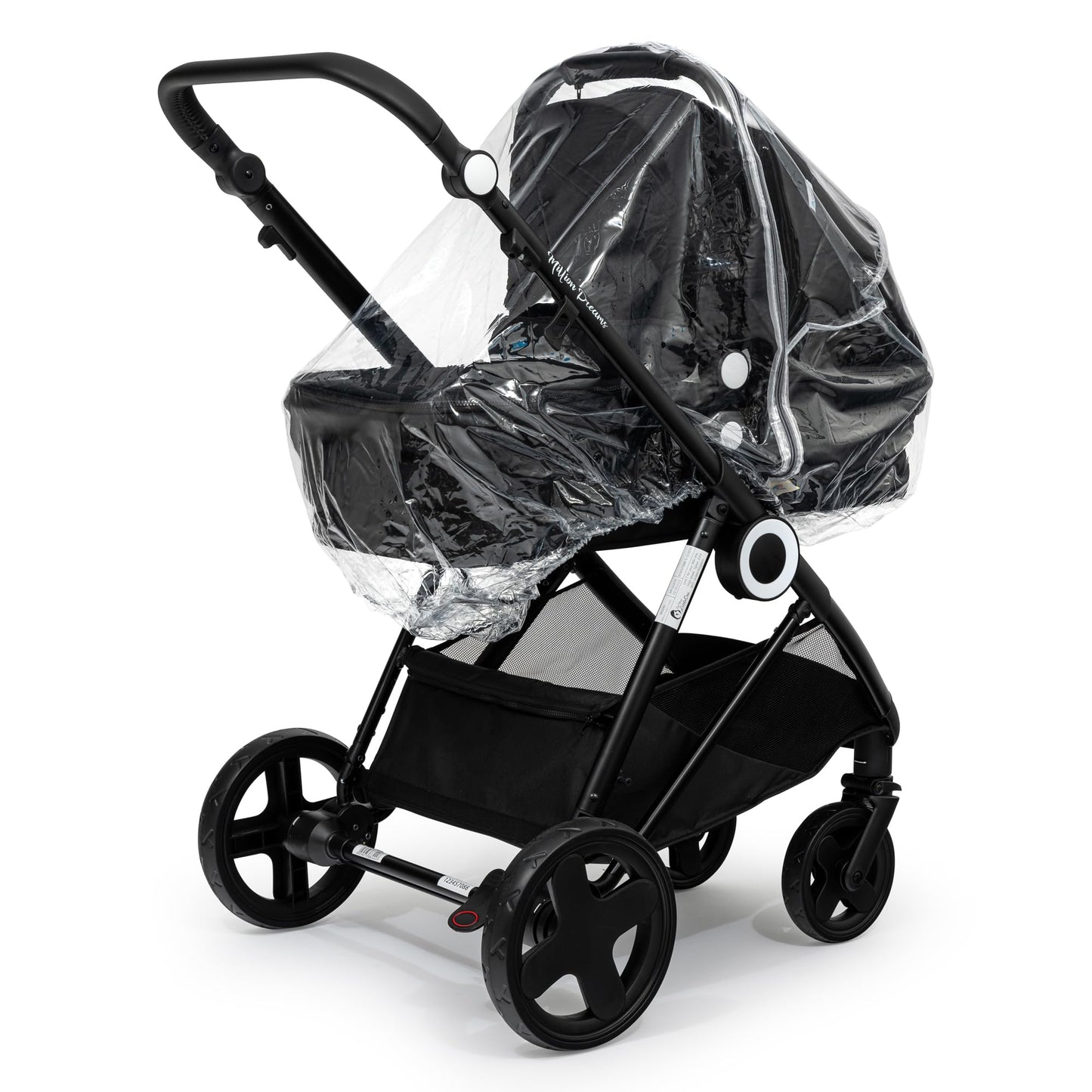 Universal Rain Cover for Pushchair,Pram, Car Seat, Carrycot, 2 in 1, Side by Side, Twin, Rain Cover, Pram,Travel Weather Shield for Windproof, Waterproof, Protect from Sun Dust Snow (Side by Side)