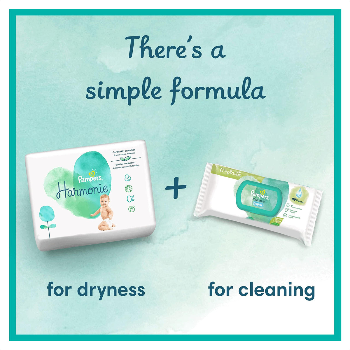 Pampers Baby Nappies Size 2 (4-8 kg / 9-18 lbs), Harmonie, 132 Count, Saving Pack, Baby Essentials for Newborn