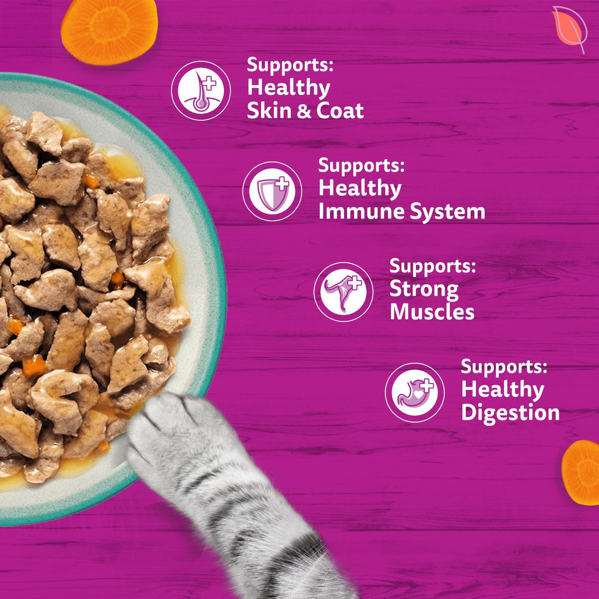 whiskas Tasty Mix 1+Chef´s Choice in Gravy 40x85g Pouches, Adult Cat Food