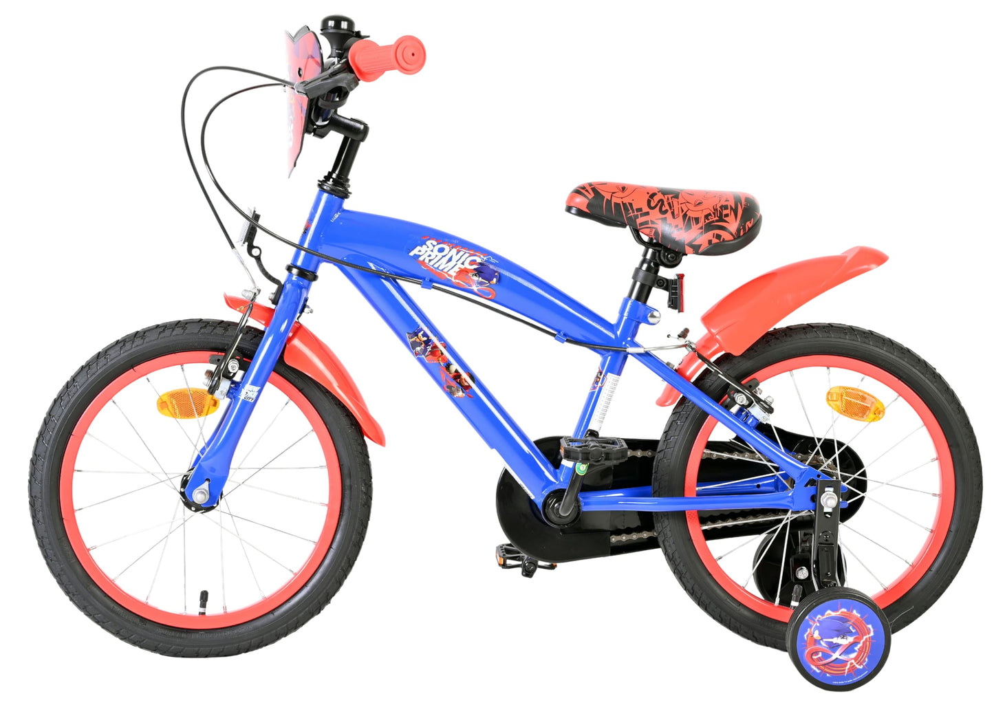Volare Official Marvel Spider-Man Kids Bike 12" with Stabilisers — Ages 3-4