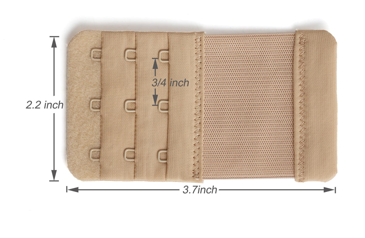 Women's Bra Extender 3 Hook Soft and Comfortable Bra Extension Strap