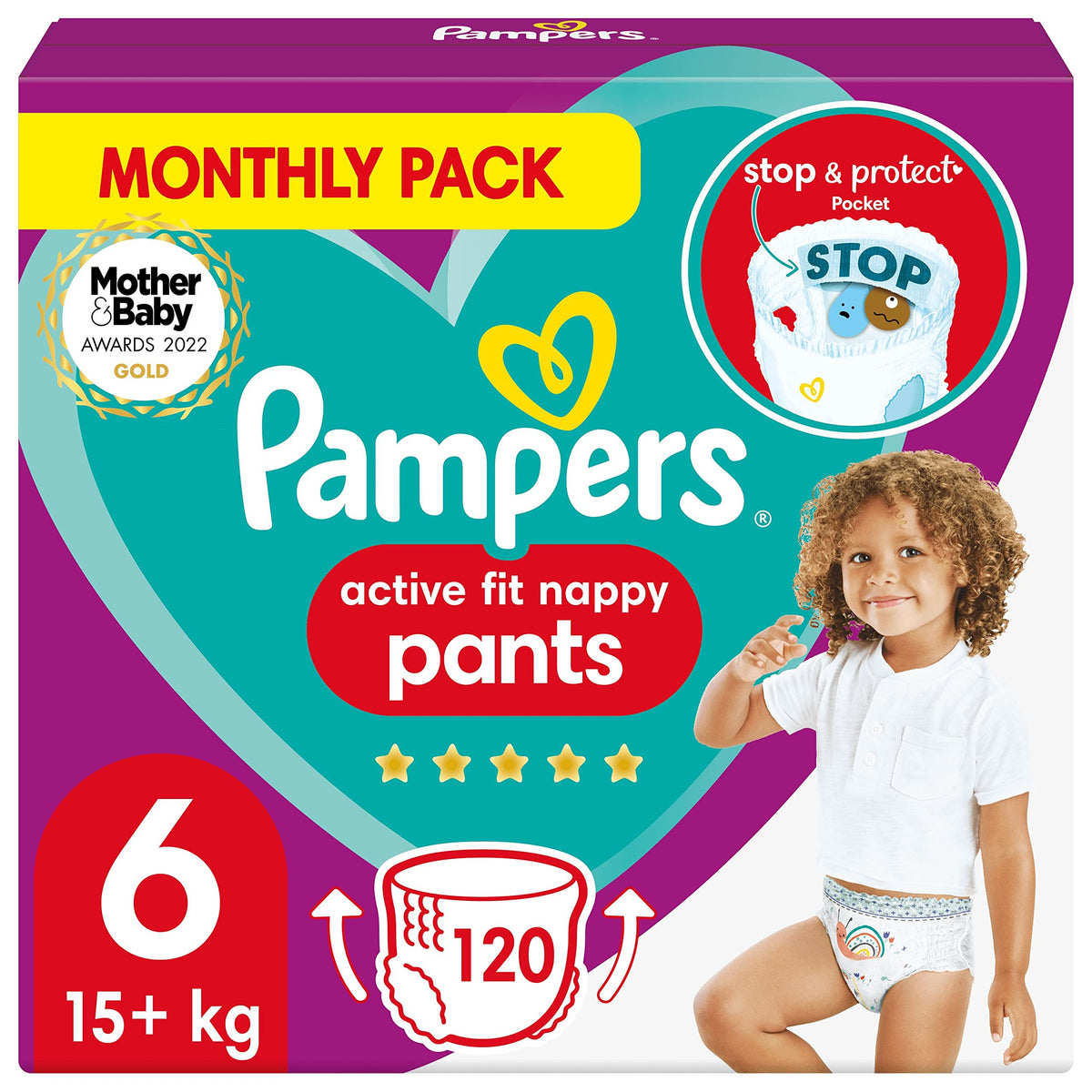 Pampers Premium Protection Nappy Pants Size 5