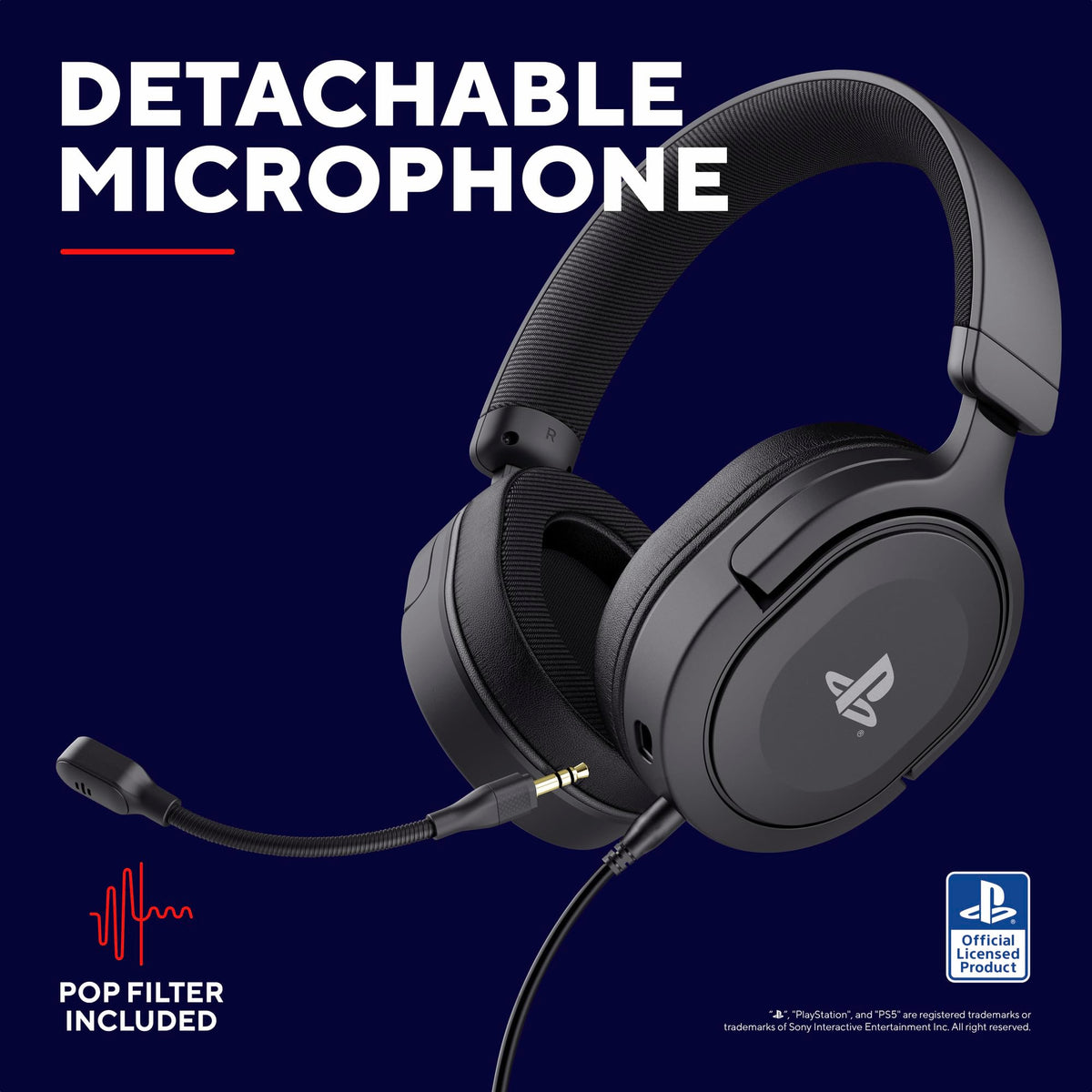 GXTrust Forta Gaming Headset Officially Licensed for PlayStation 5, White