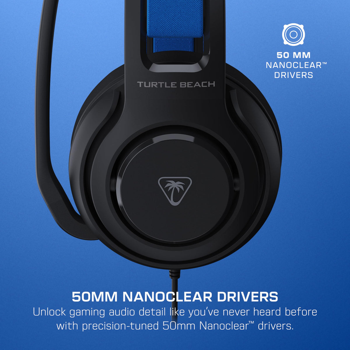 Turtle Beach Atlas 200 Wired Multiplatform Gaming Headset for PS5, PS4, PC