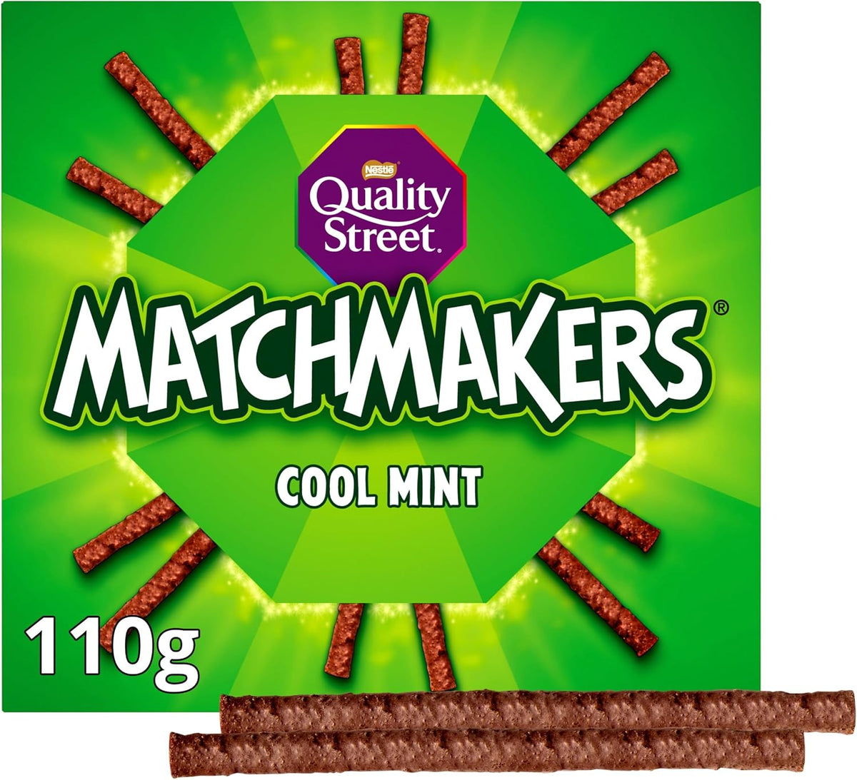 Quality Street Matchmakers Cool Mint Chocolate Box 110g | Pack of 1