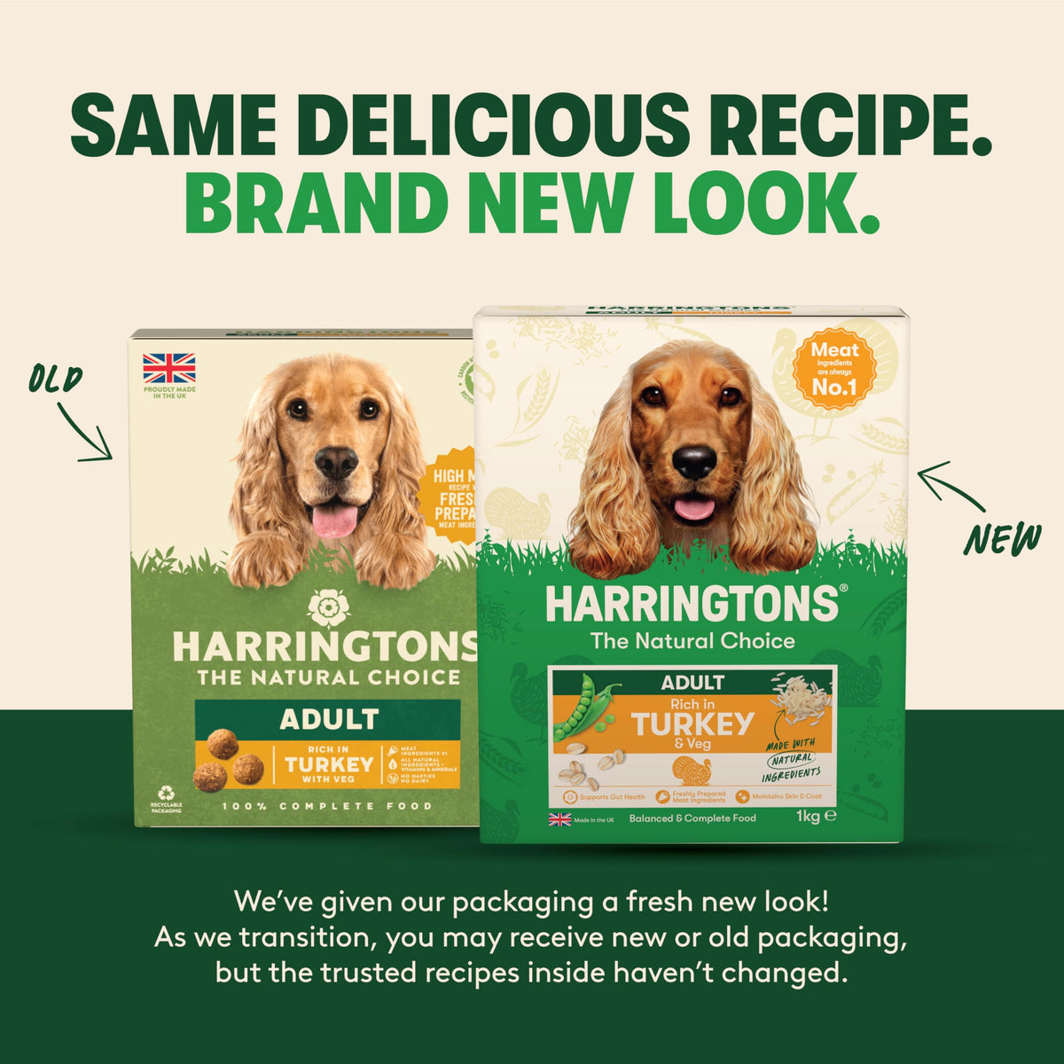 Harringtons Complete Dry Adult Dog Food Turkey & Veg 15kg