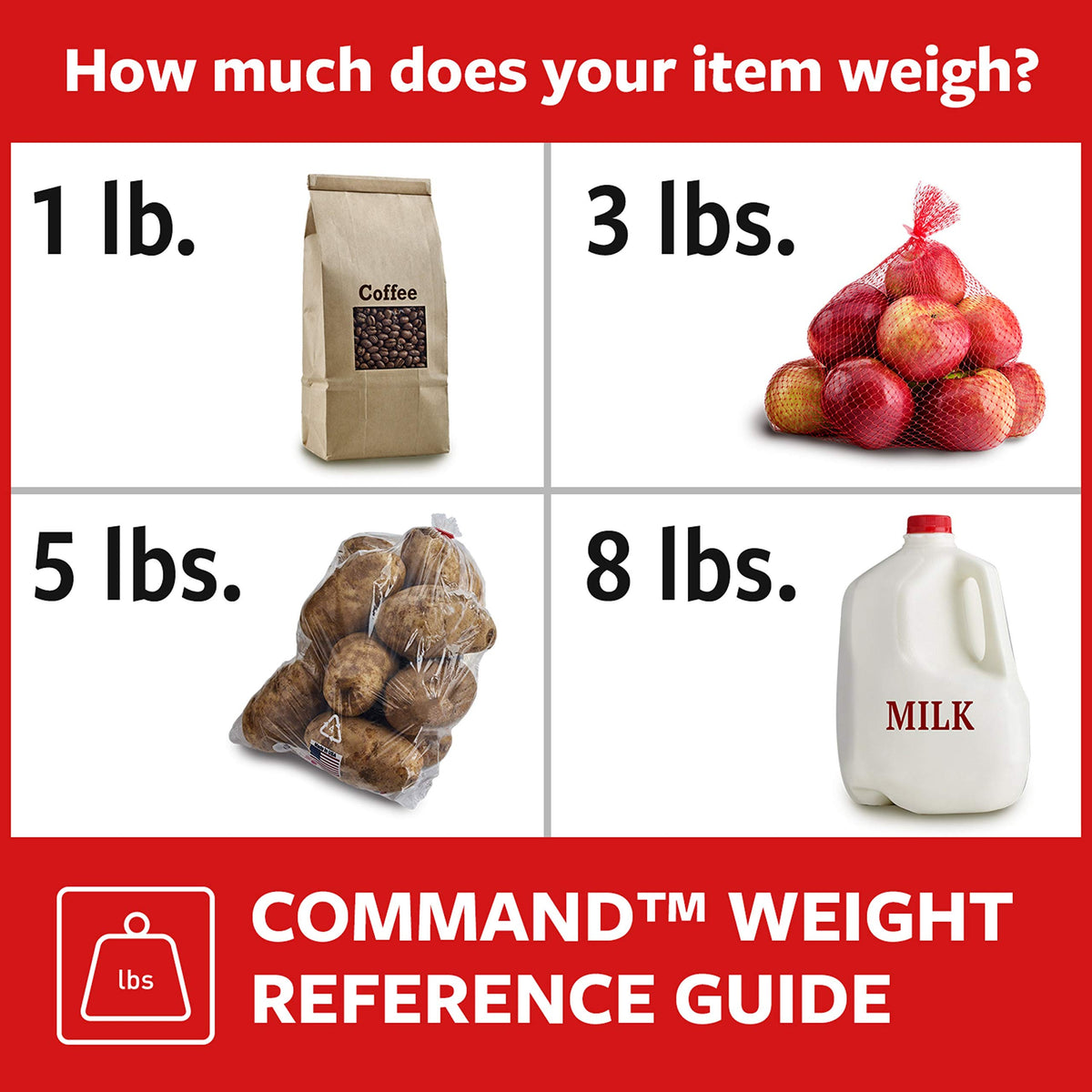 Command Picture Hanging Strips, Value Pack, 4x2 Pairs of Medium, 8x2 Pairs of Large - Damage Free Hanging