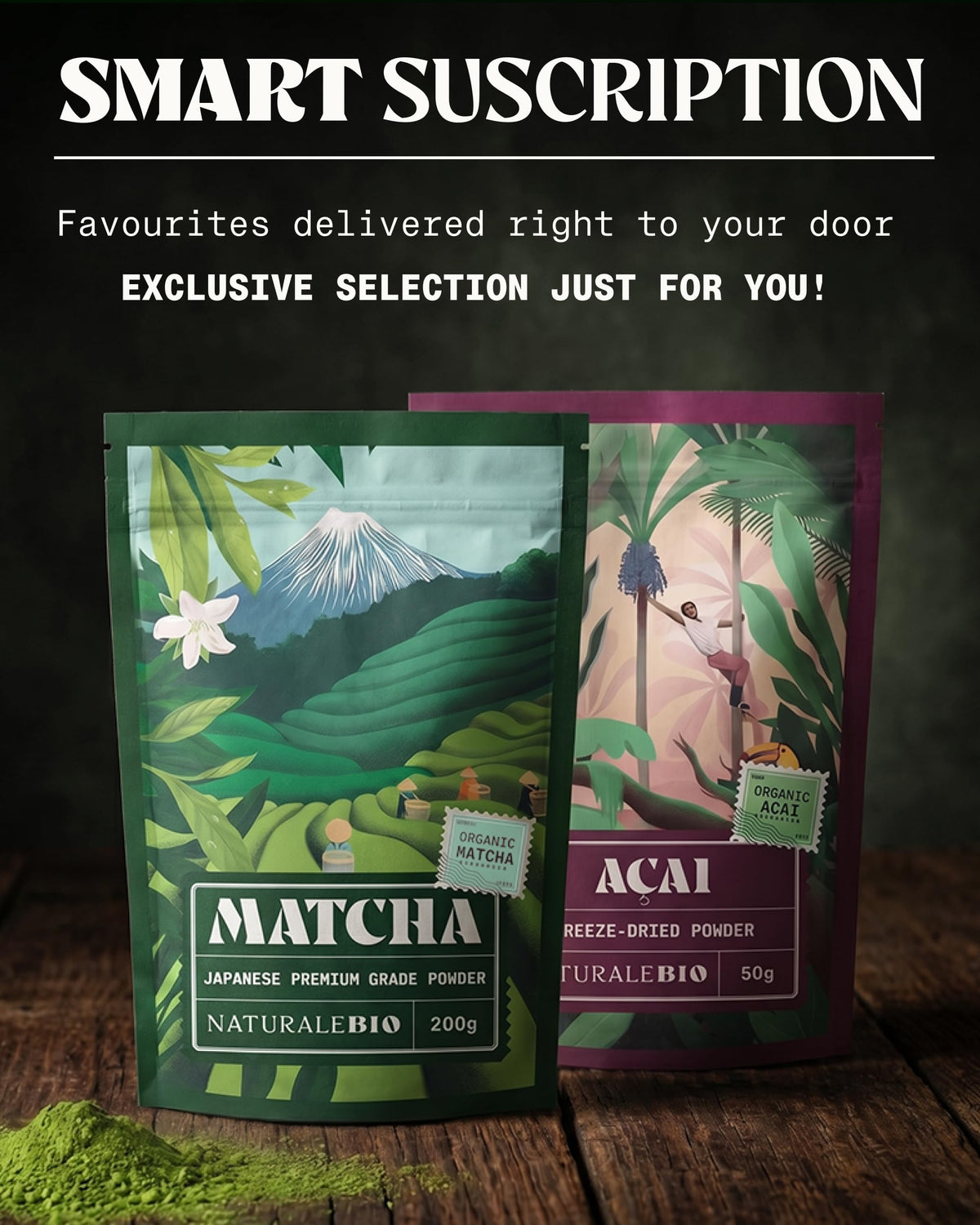 NaturaleBio Organic Premium Grade Japanese Matcha Powder L-Theanine