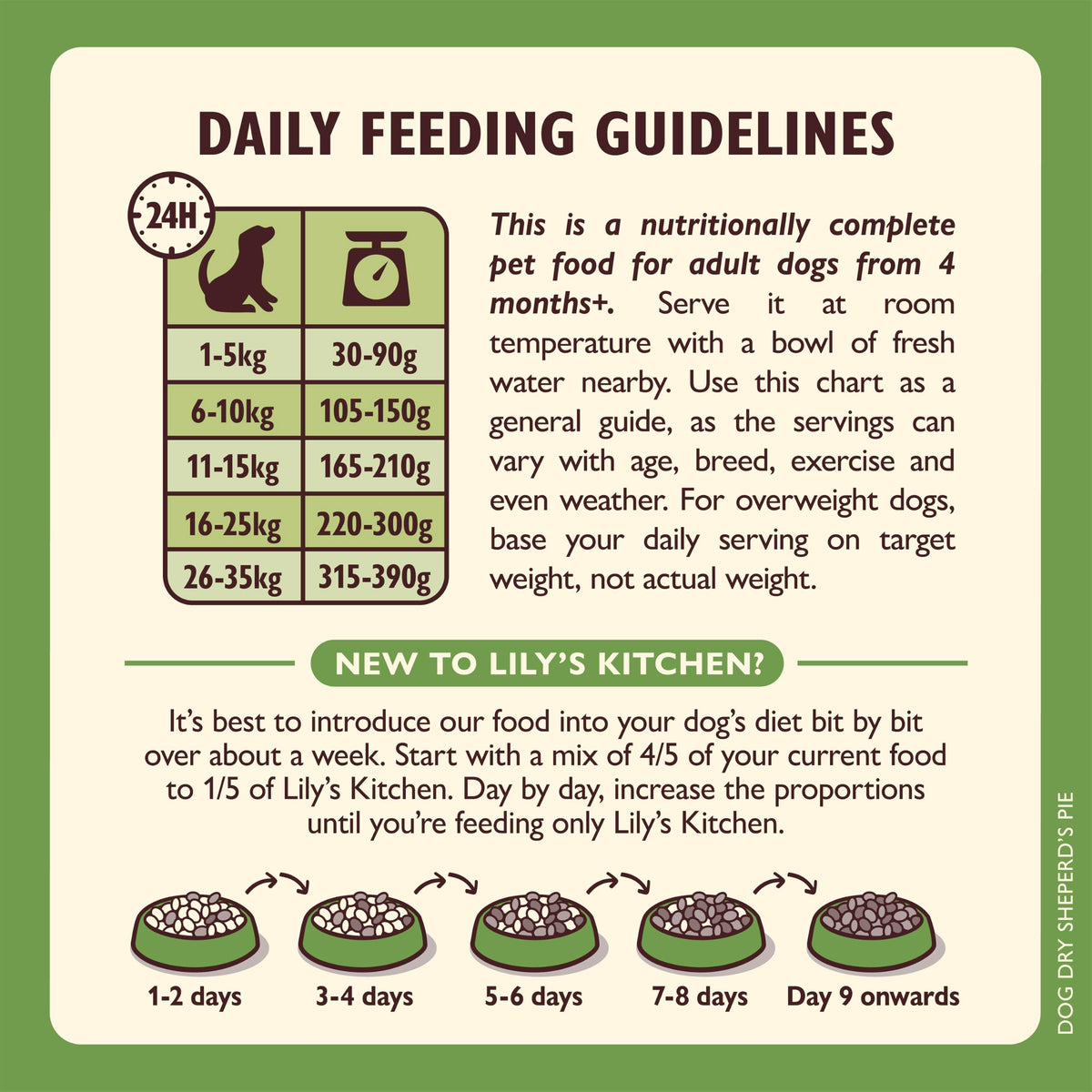 Lily's Kitchen Made with Natural Ingredients Adult Dry Dog Food Chicken & Duck Grain-Free Recipe 2.5kg Bag