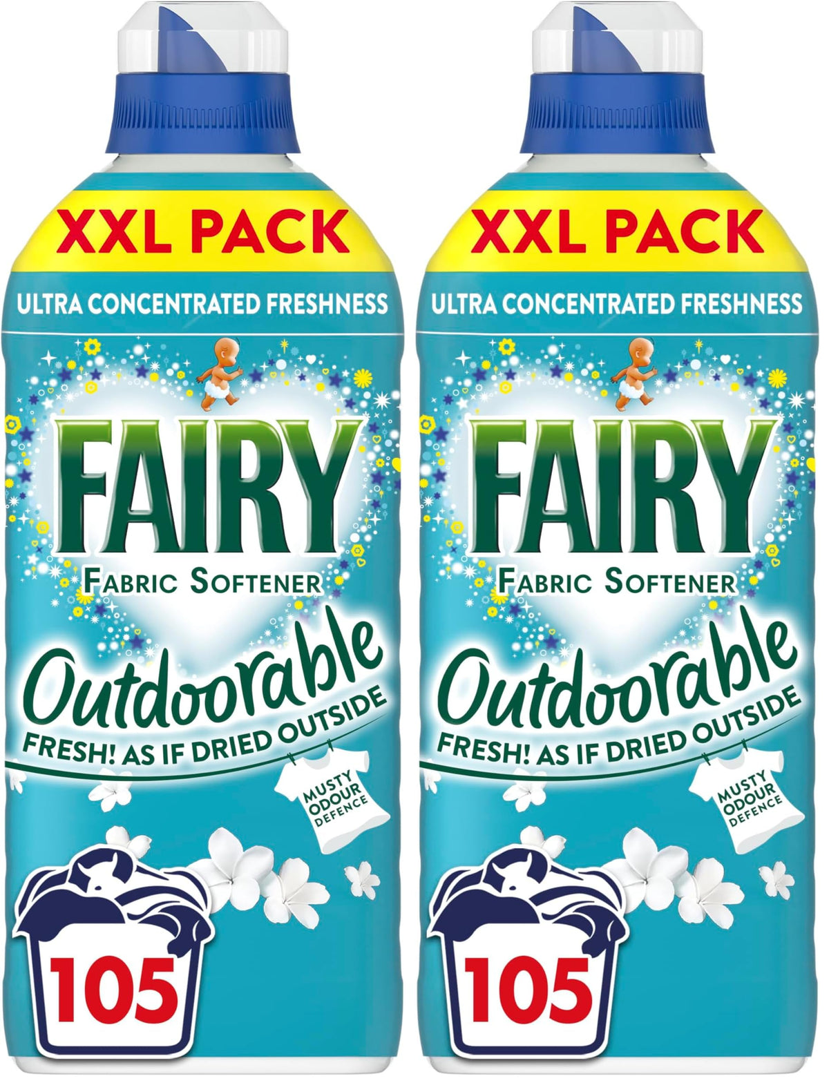 Fairy Outdoorable Fabric Softener, 1.47L, 105 Washes, First Day of Spring