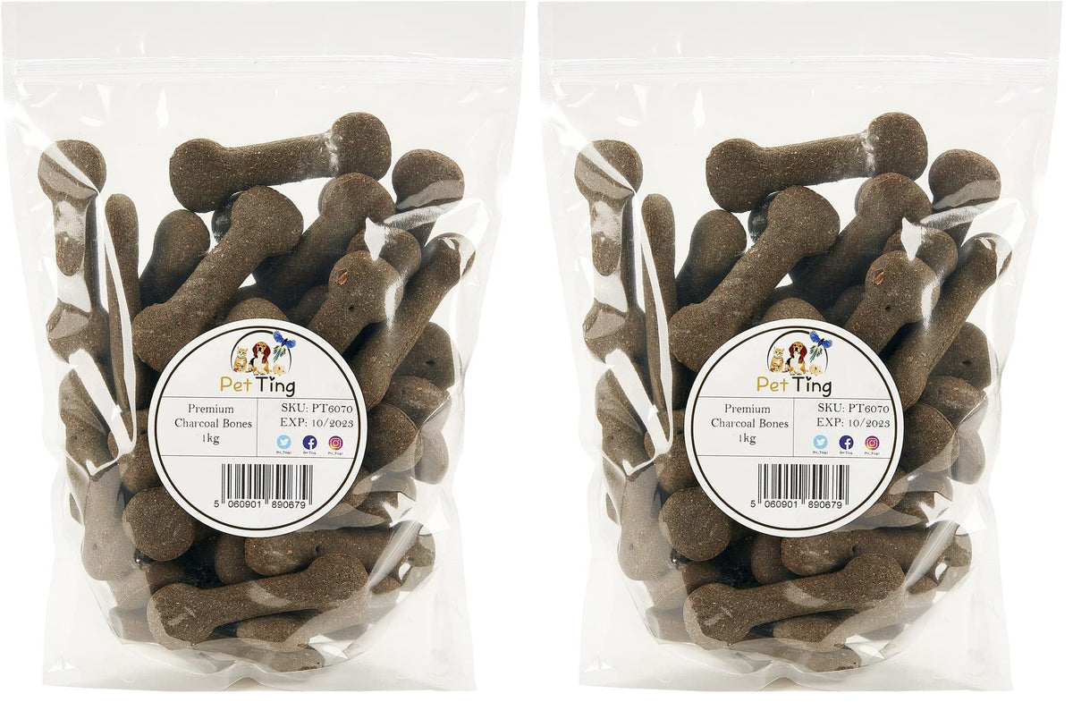 Premium Dog Biscuits Treats 1kg (Charcoal Cobs)