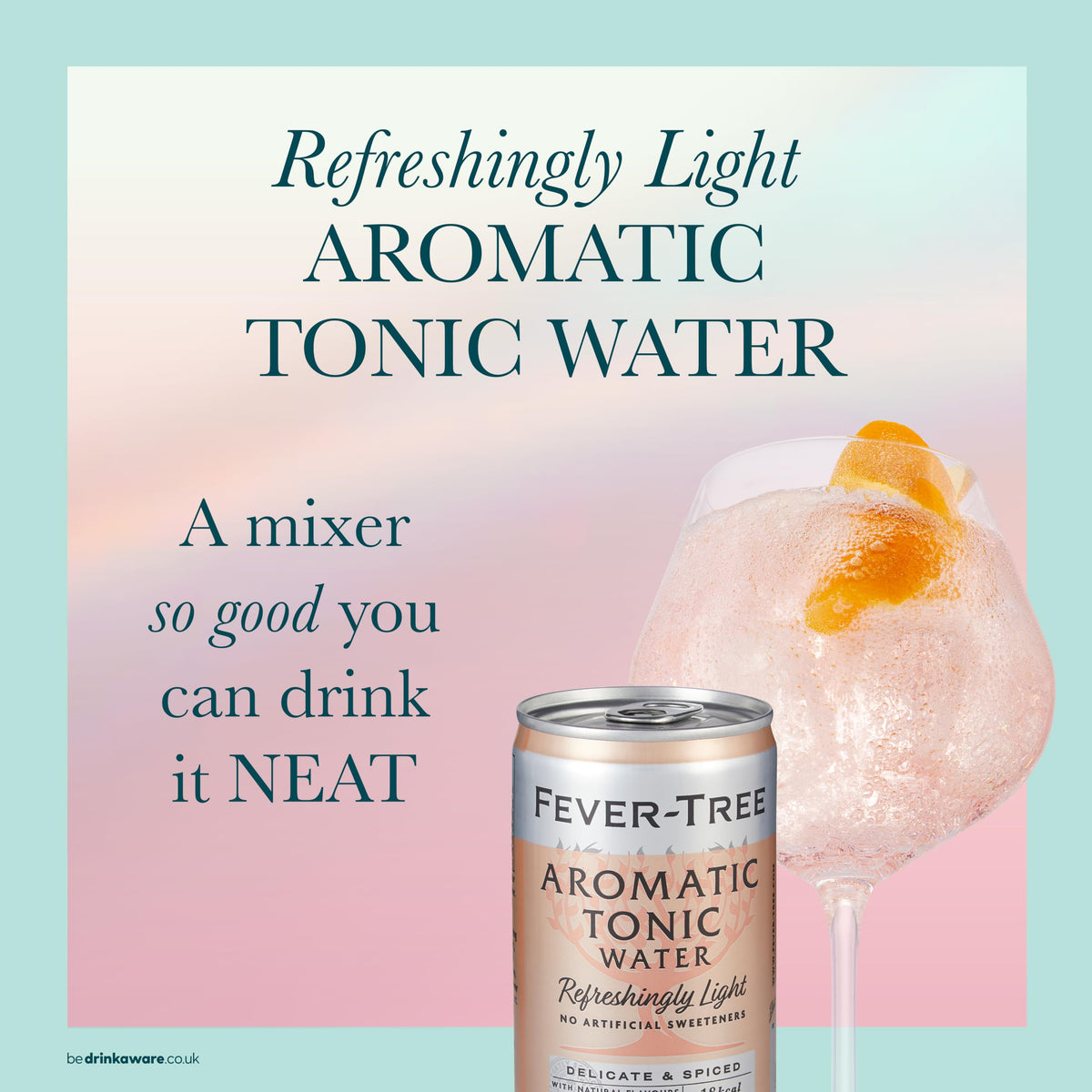 Fever-Tree Refreshingly Light Indian Tonic Water, 24x150ml