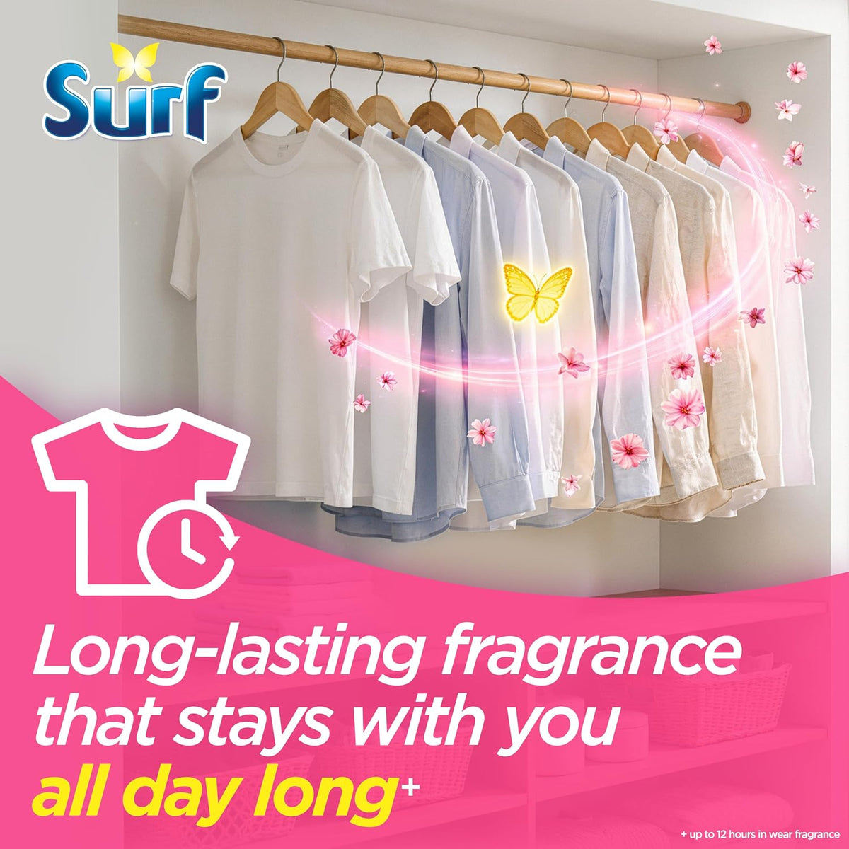 Surf Tropical Lily Detergent Washing Powder 125 Washes (6.25kg)