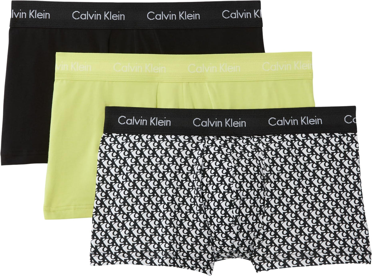 Calvin Klein Men’s 3 Pack Low Rise Trunks Underwear