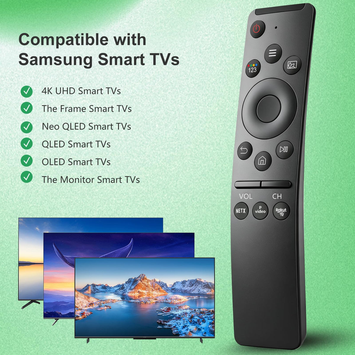 Universal Remote for LG TV Remote Control (All Models) Compatible with All L G LED OLED LCD UHD HDTV HDR Webos 4K 8K Smart TV with Netflix,Video,L G Channels Button,Disney Plus