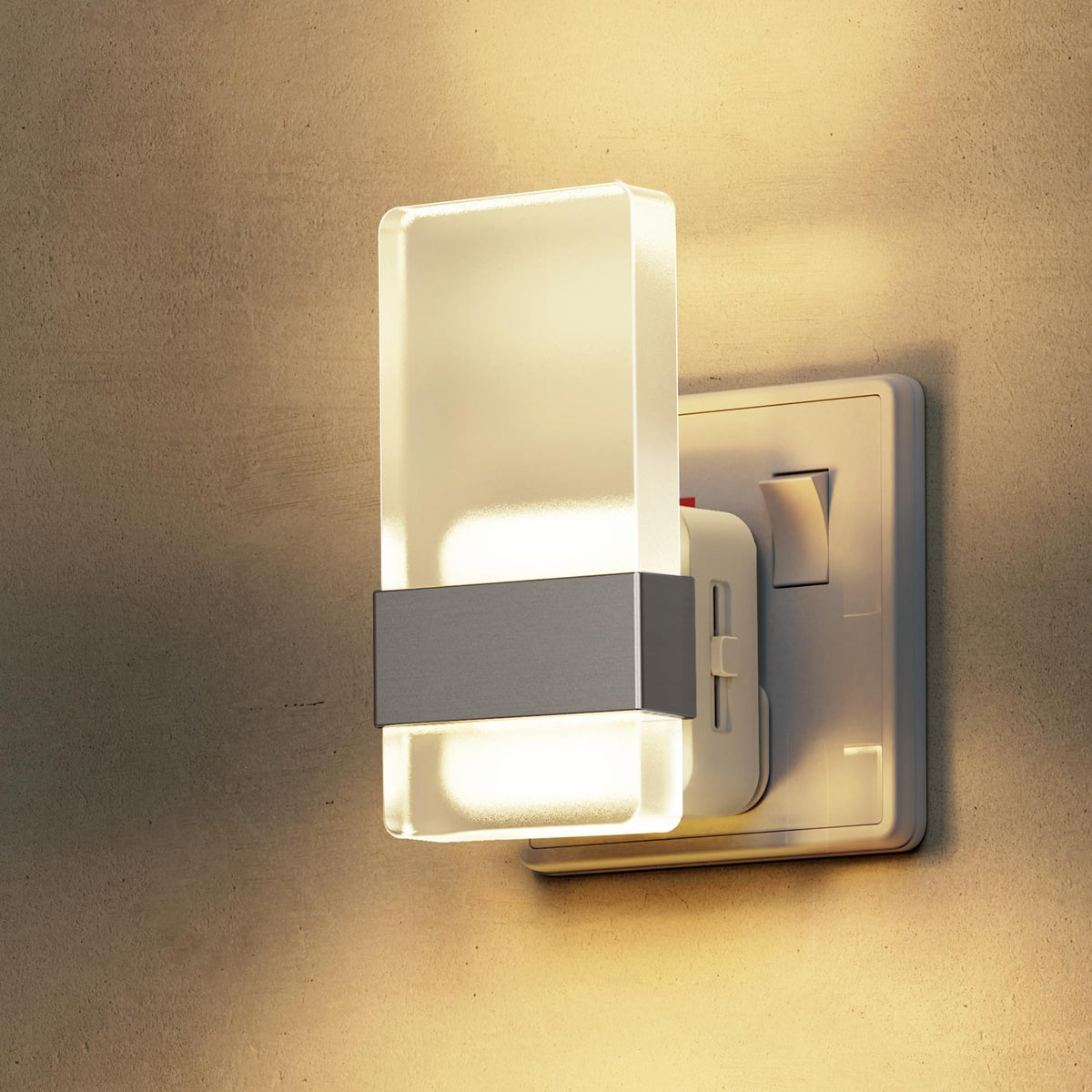 LOHAS-LED Night Light Plug in Wall with Motion Sensor, Dimmable Night Light
