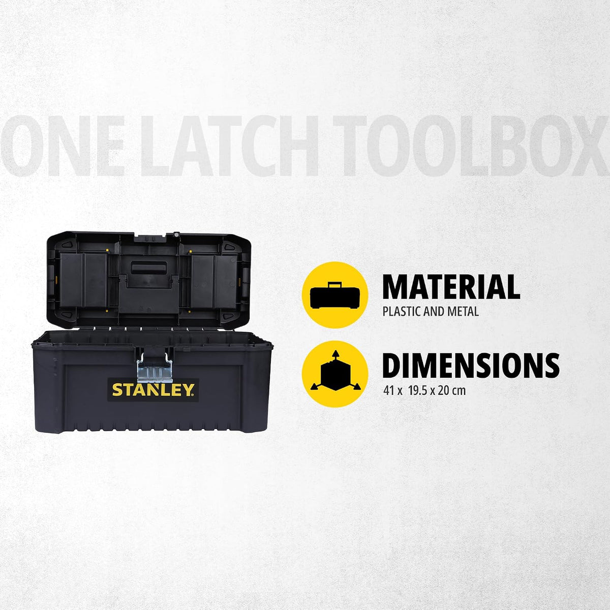 STANLEY 16in Essential Lightweight Tool Box, STST1-75518