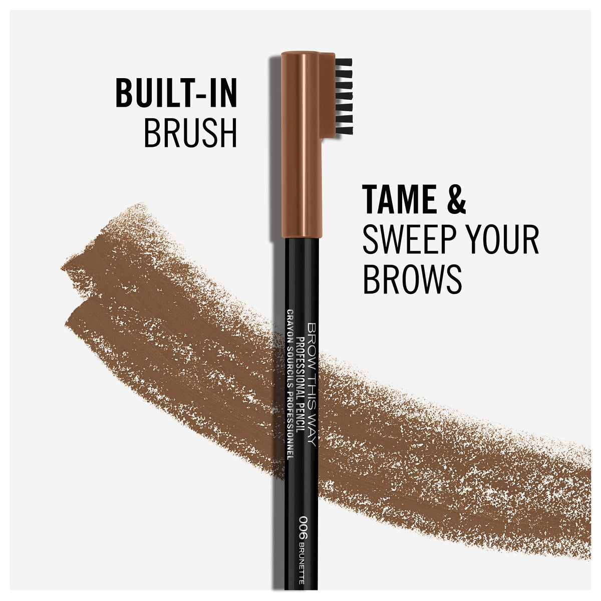 Rimmel Eyebrow Pencil, 1.4 g - Dark Brown