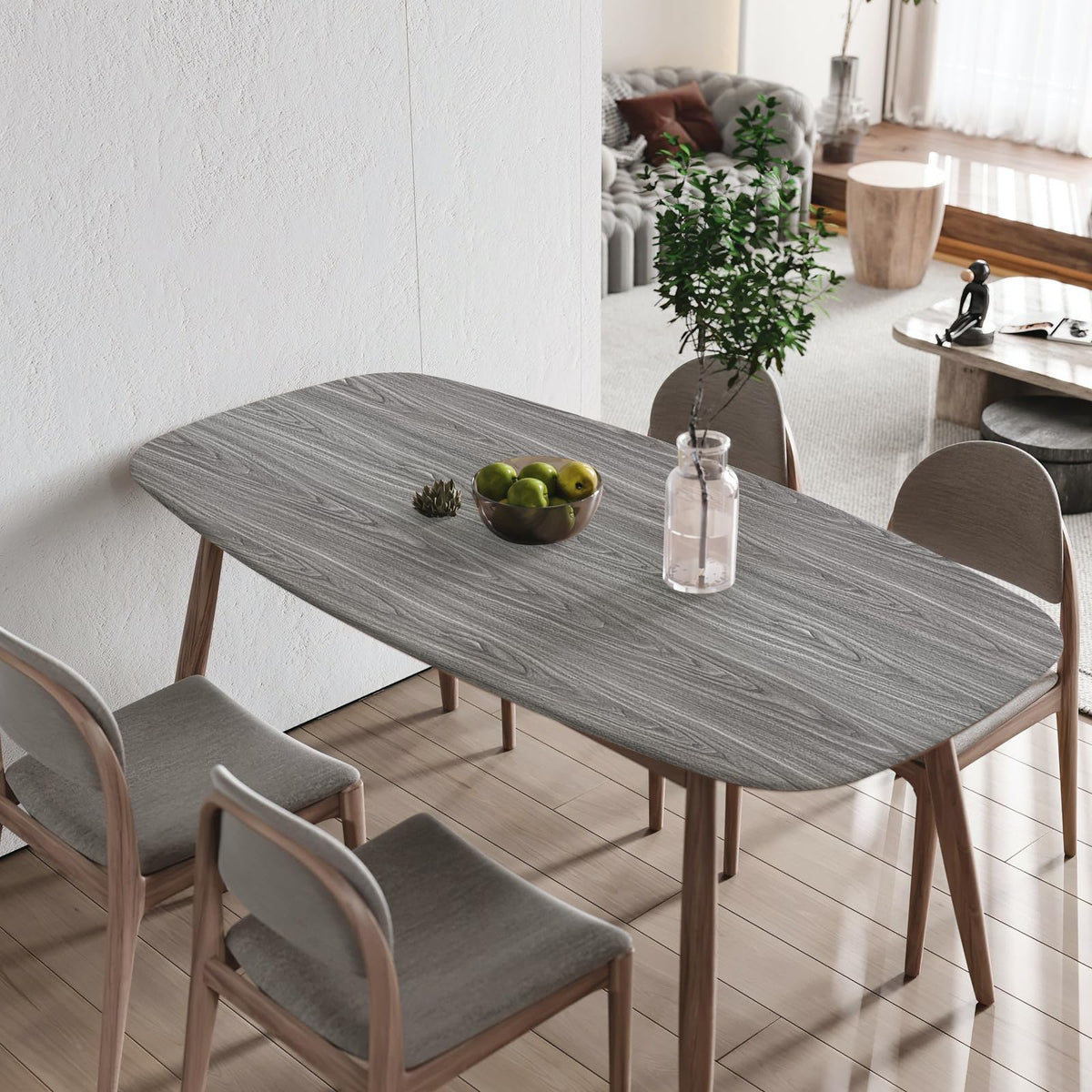 Abyssaly White Wood Effect Sticky Back Plastic for Furniture & Walls