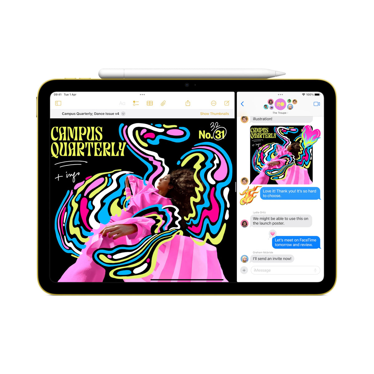 Apple iPad 11-inch: A16 chip, 11-inch Model, Liquid Retina Display, 128GB, Wi-Fi 6, 12MP Front / 12MP Back Camera, Touch ID, All-Day Battery Life — Blue