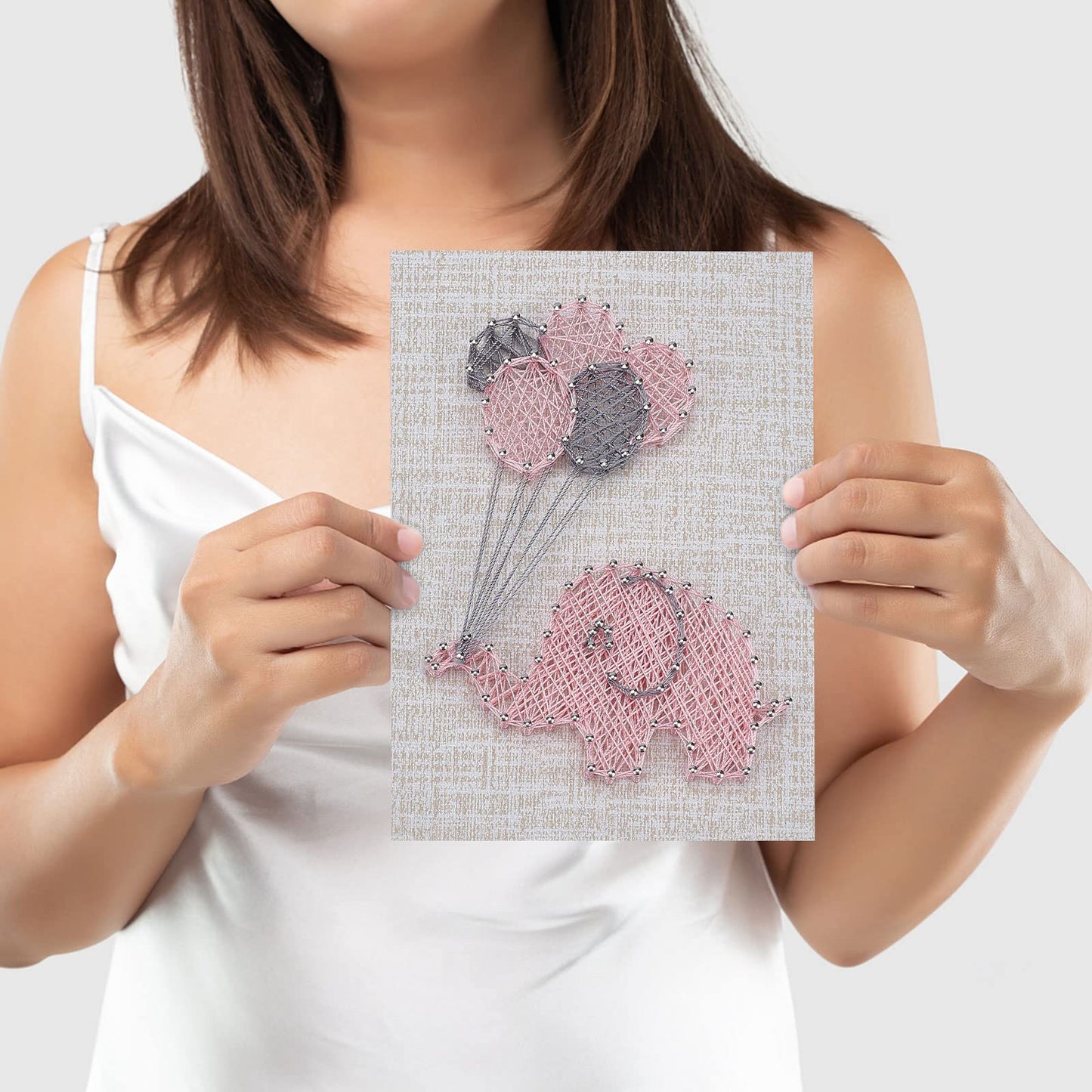 WEBEEDY 3D String Art Kit for Adults Beginners, DIY Bee String Art and Craft Kit Include All Accessories and Frame, Home Wall Decor Birthday Party Handmade Gift for Women Mother's Day Holiday