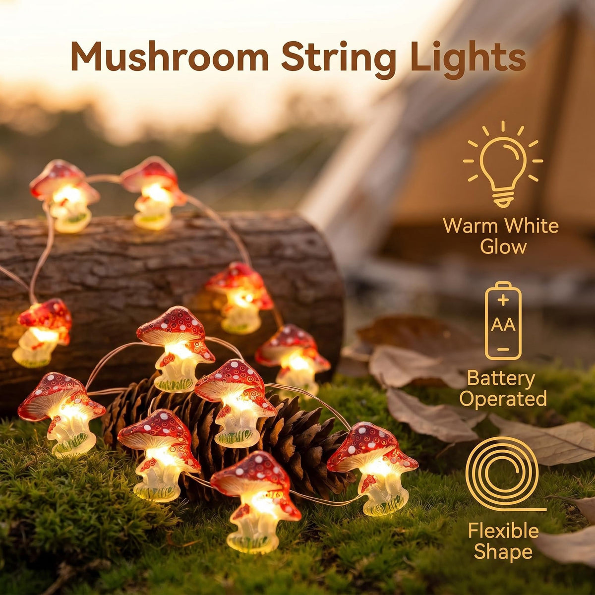 2M 20 LED Pink Cherry Blossom Fairy Lights, Battery Operated Flower String Lights for Bedroom Decor, Indoor Spring and Christmas Decorations, Girls Room Gift (Flowers)