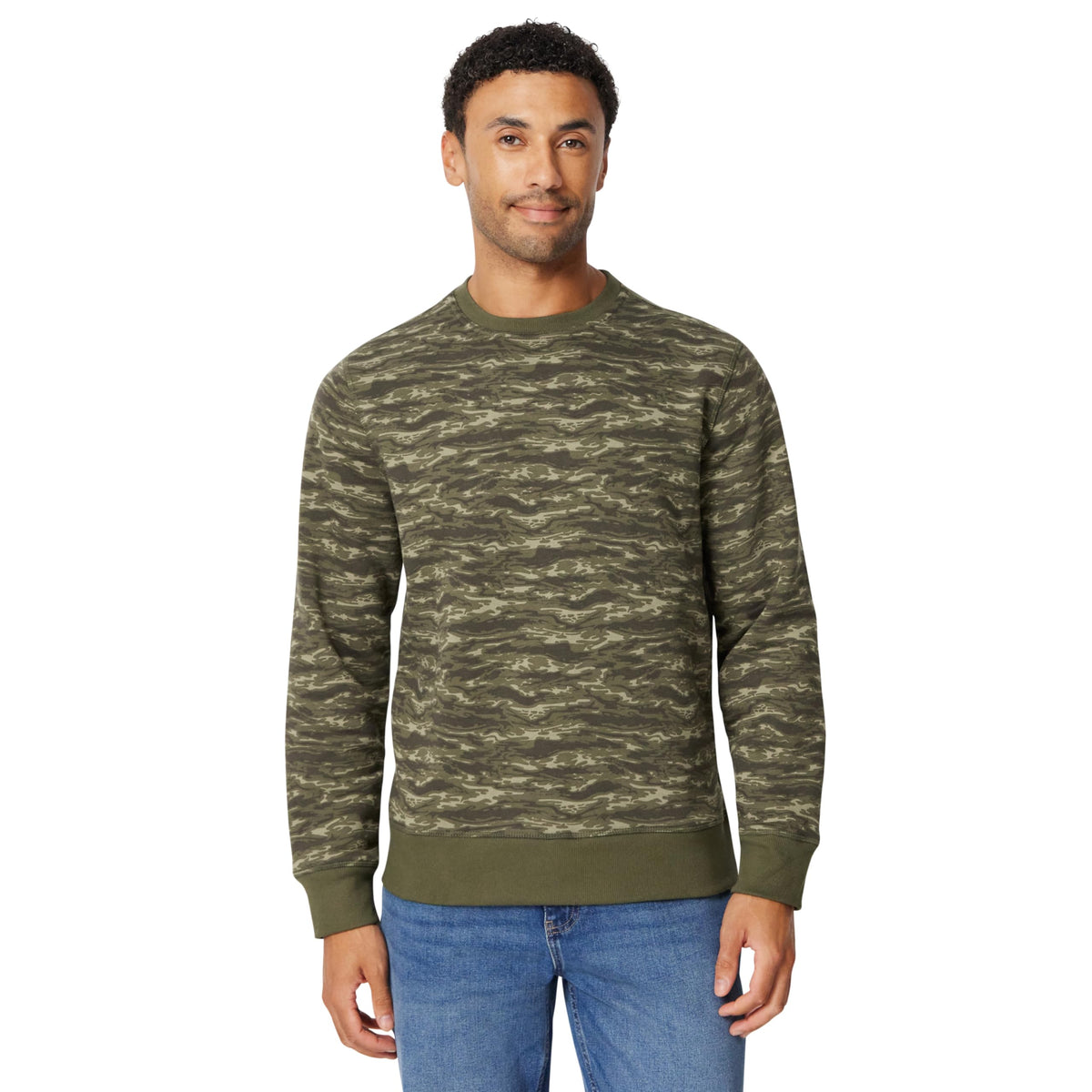 Amazon Essentials Men's Fleece Crew Neck Sweatshirt (Available in Big & Tall)