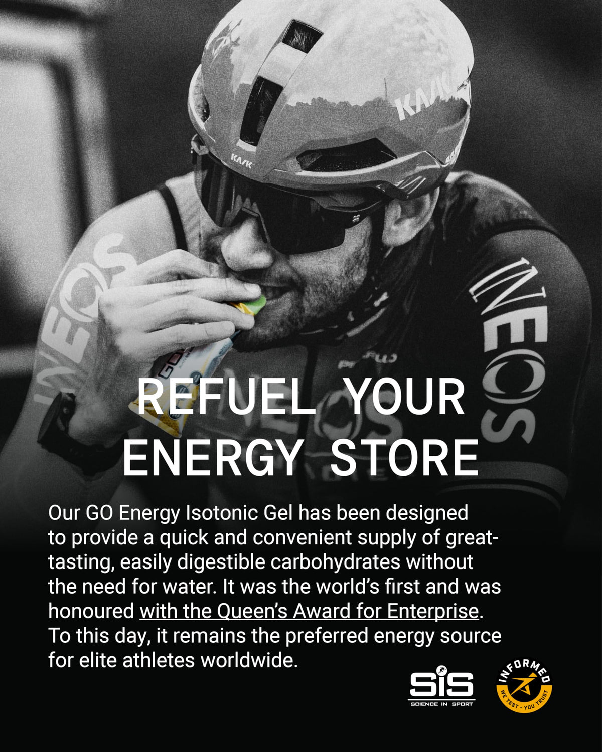Science in Sport GO Isotonic Energy Gels Mixed, Mixed Flavours, 7 x 60ml