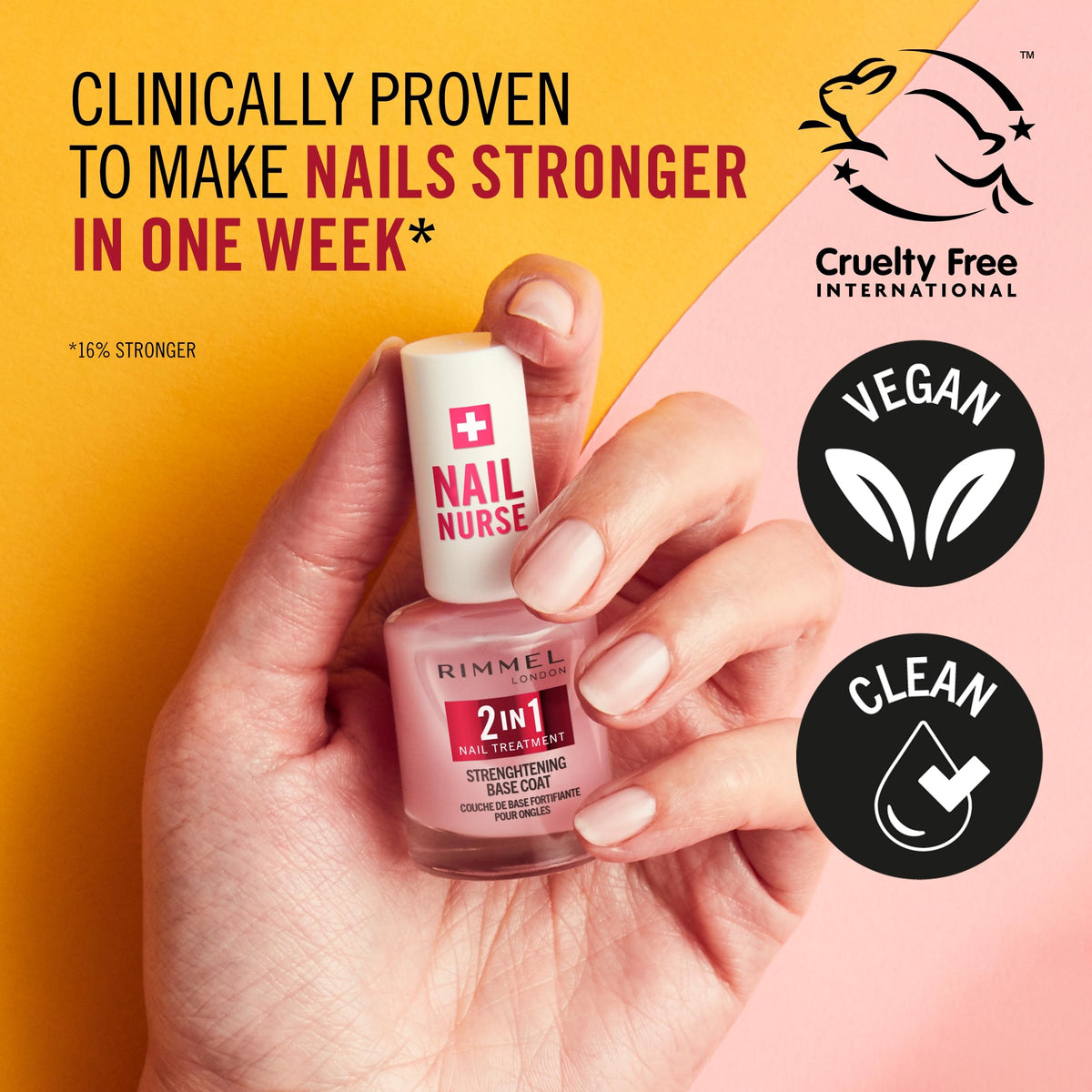 Rimmel London Nail Care 7 in 1 Multi Benefit Base & Top Coat