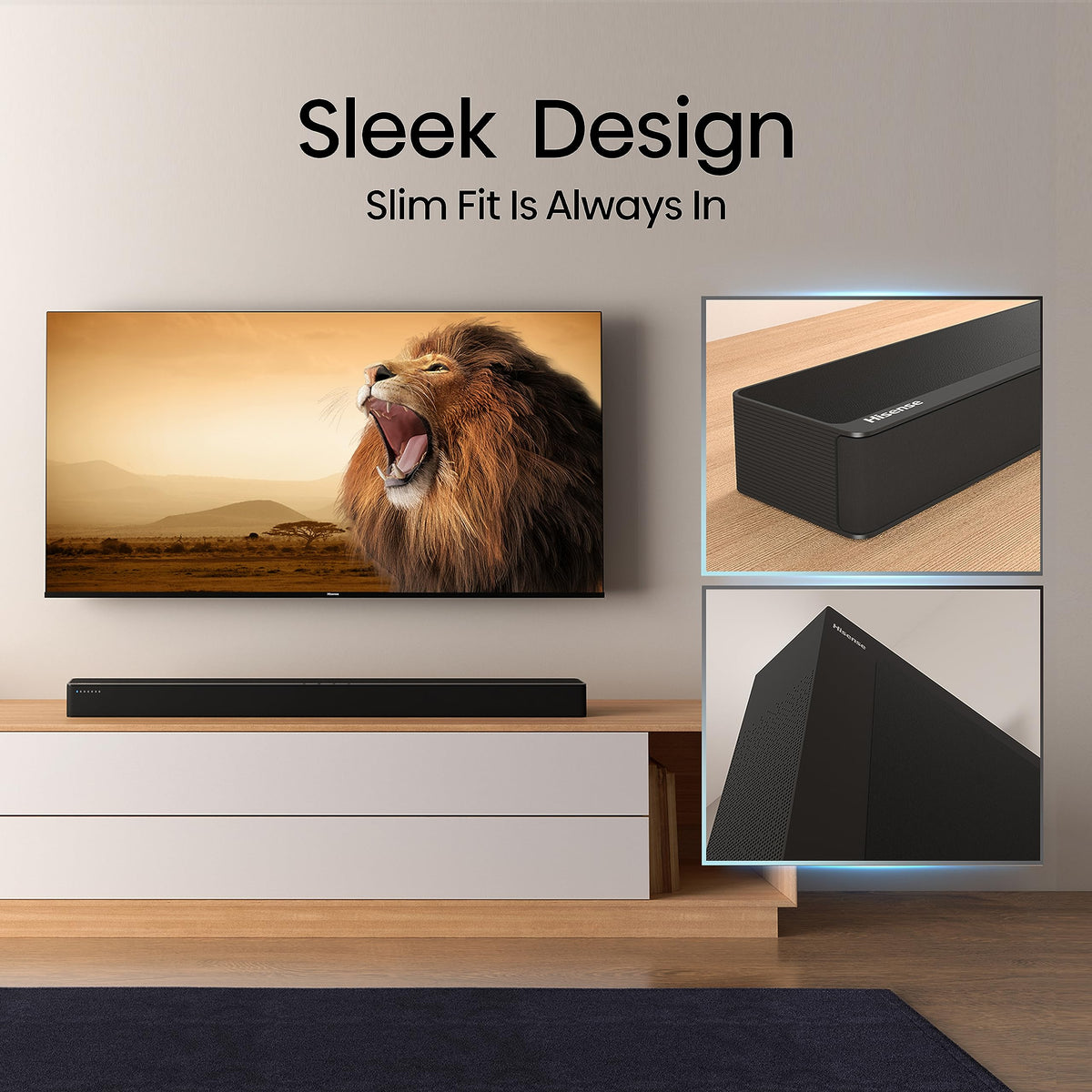 Hisense HS2000 2.1 CH All-In-One Soundbar for TV