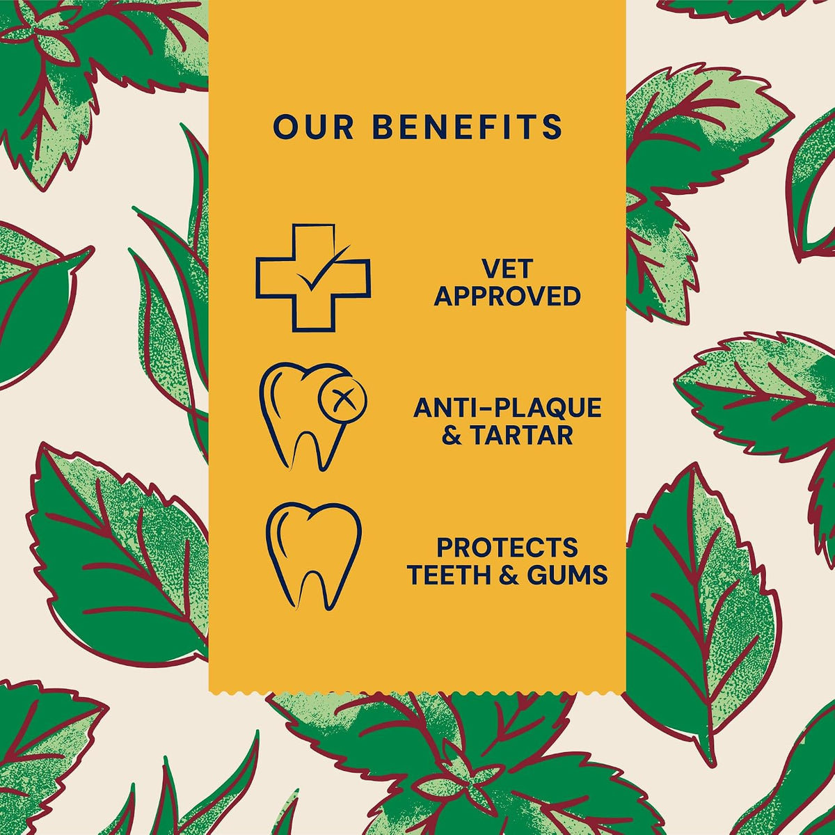 Pooch & Mutt - Superfood Dog Dental Sticks, Spirulina & Mint, 7 sticks