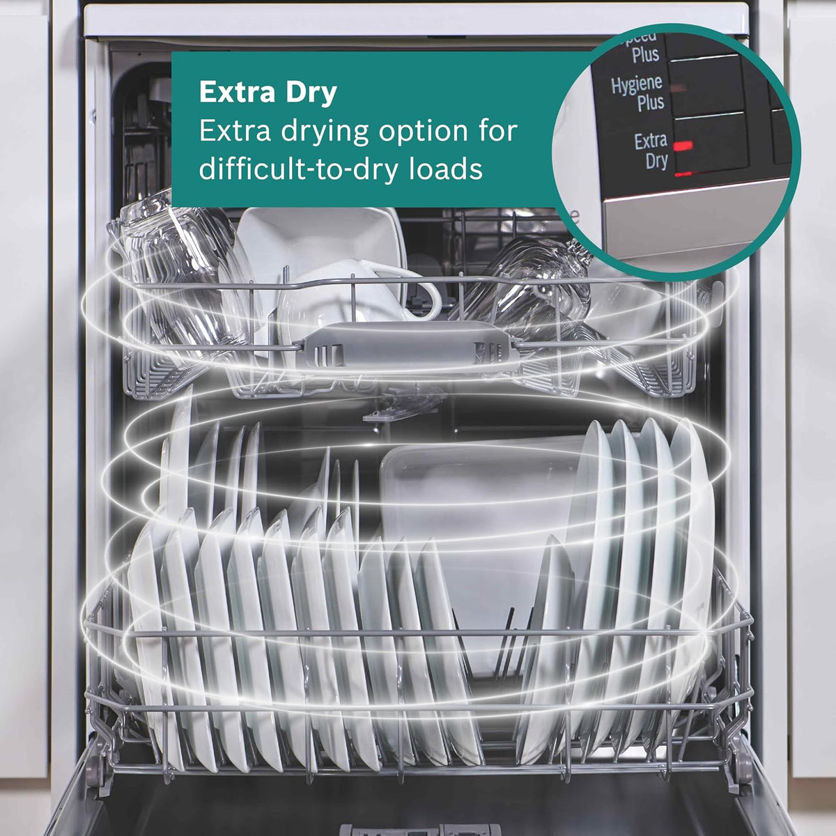 Bosch Series 2 SMS26AW08G Freestanding Dishwasher, 60cm, White