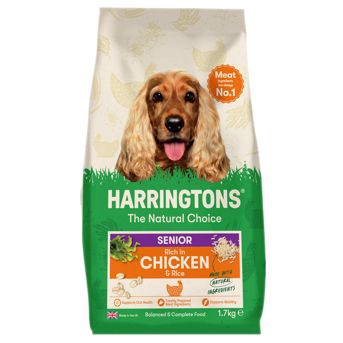 Harringtons Complete Dry Adult Dog Food Turkey & Veg 15kg