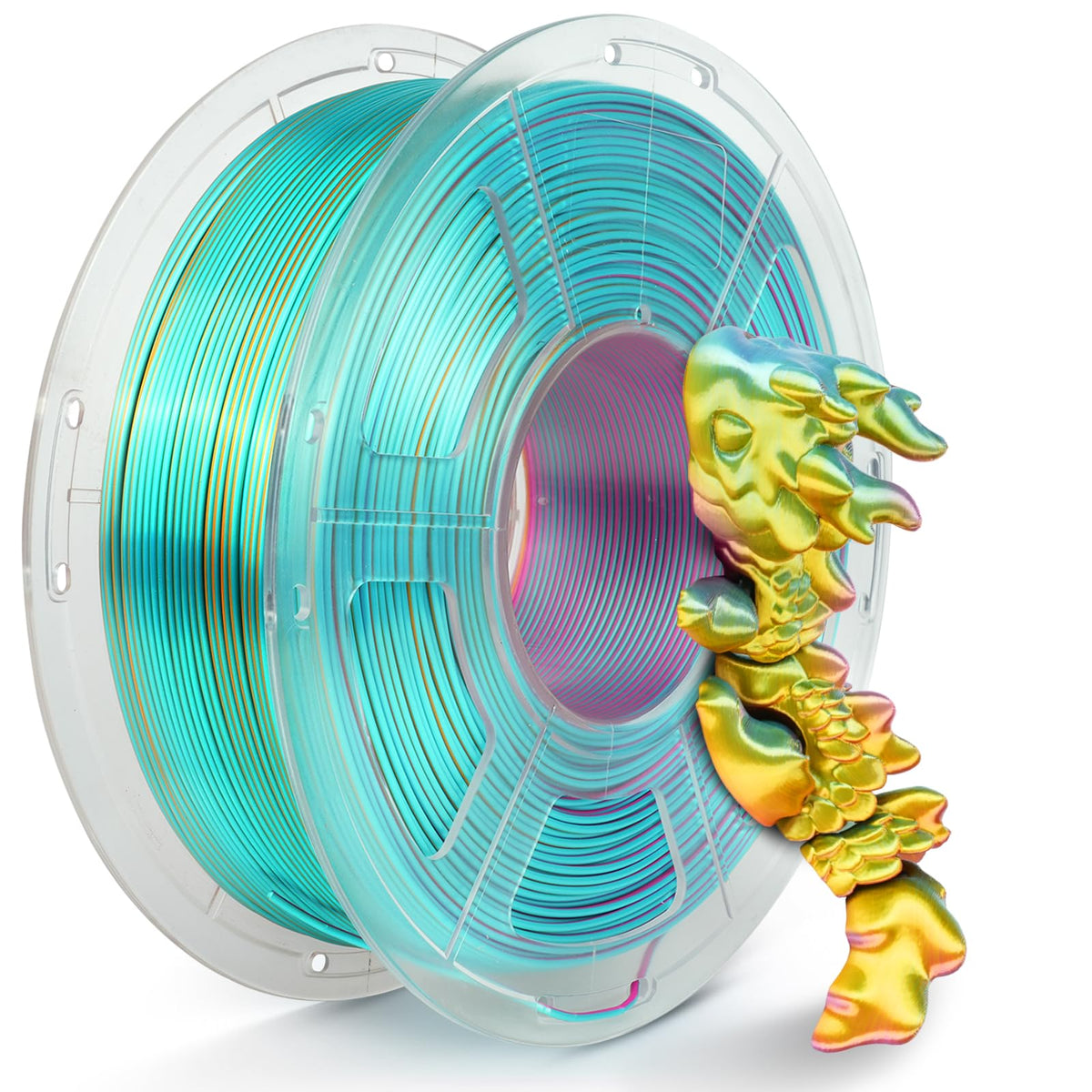 TECBEARS Matte PLA Filament 1.75mm, 600mm/s Rapid Print, 1kg Sky Blue